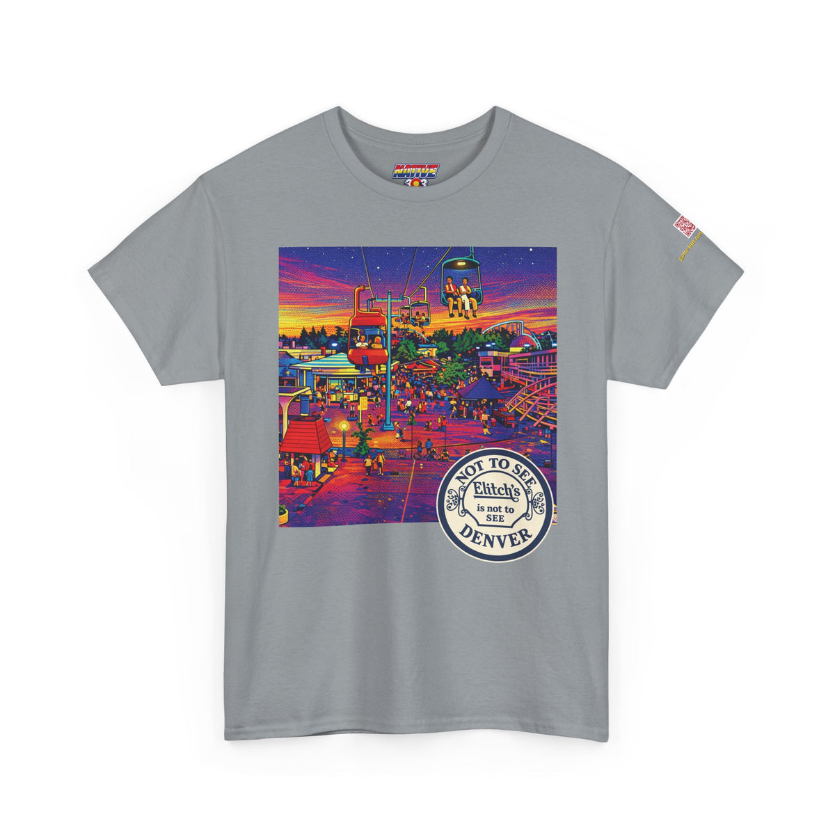 Elitchs neon pop art - vintage Denver gear