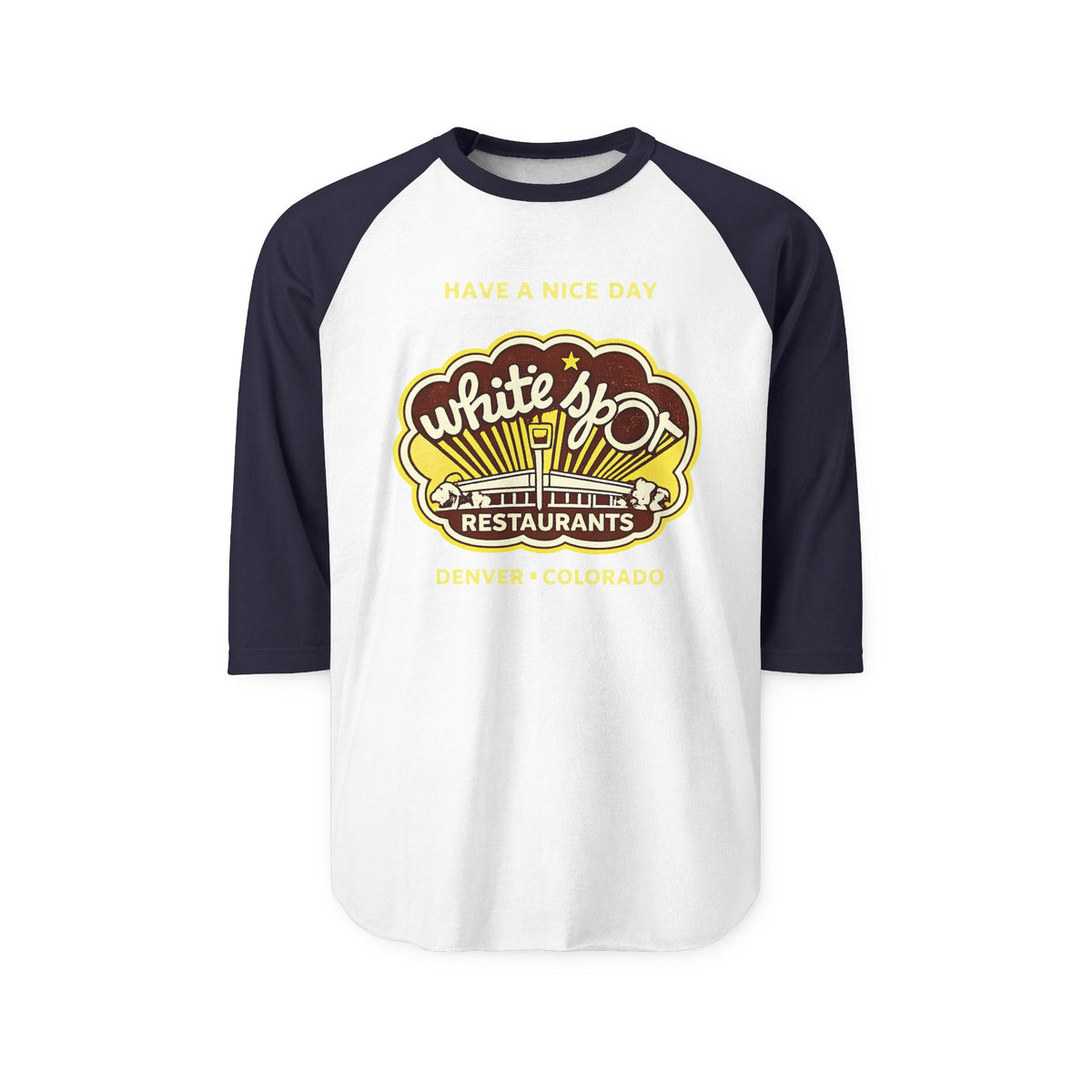 WHITE SPOT | Retro Baseball Tee