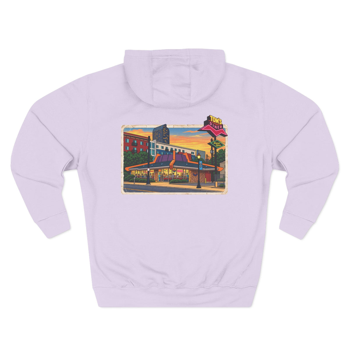 TOM'S DINER cartoon style - Hoodie