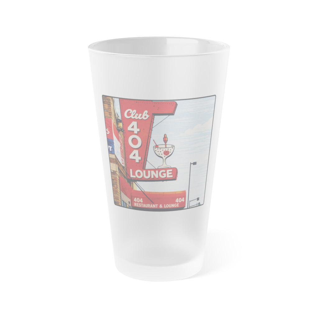 Club 404 Frosted Pint Glass 16oz