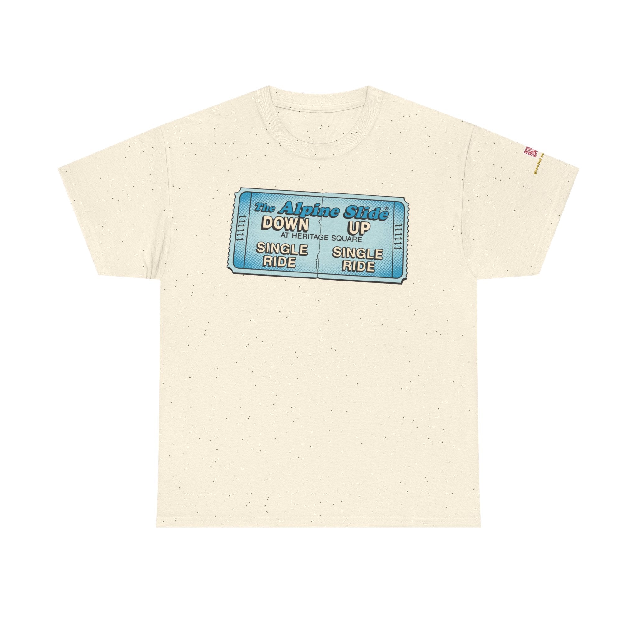Alpine Slide comic style design- vintage Denver gear