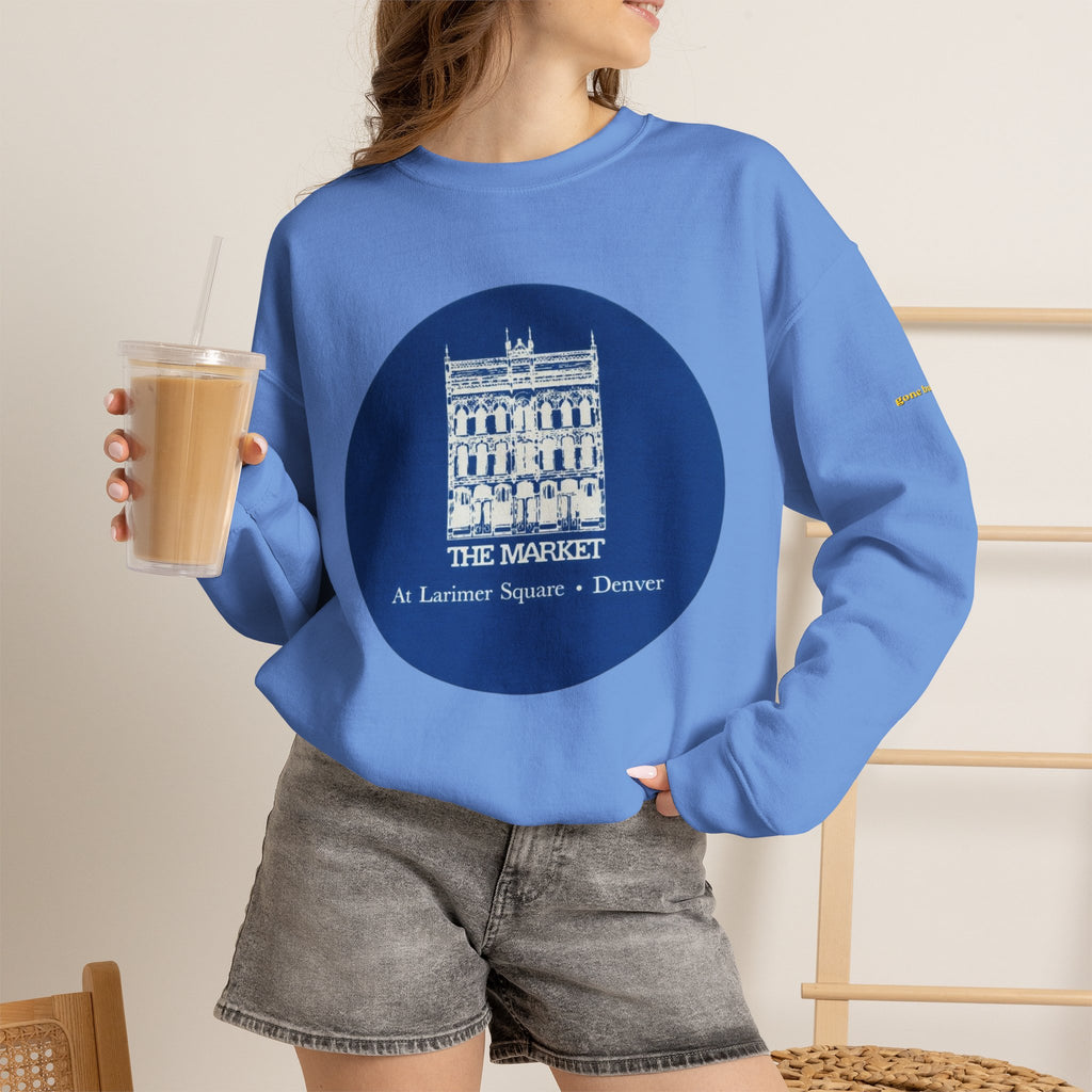 The Market - blue coaster | Native303 Sweatshirt