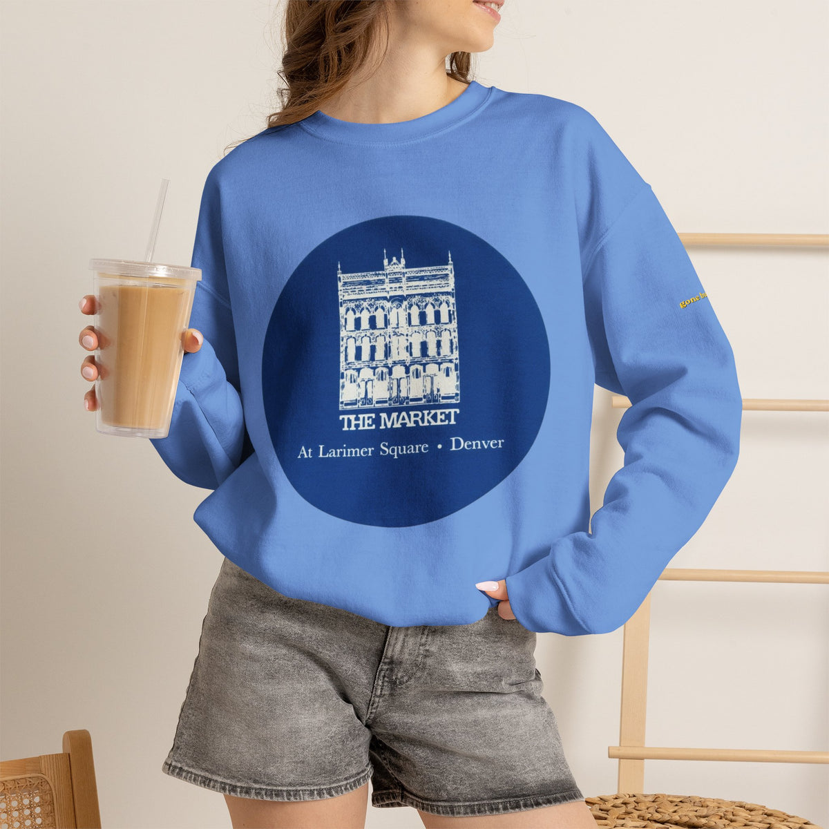 The Market - blue coaster | Native303 Sweatshirt