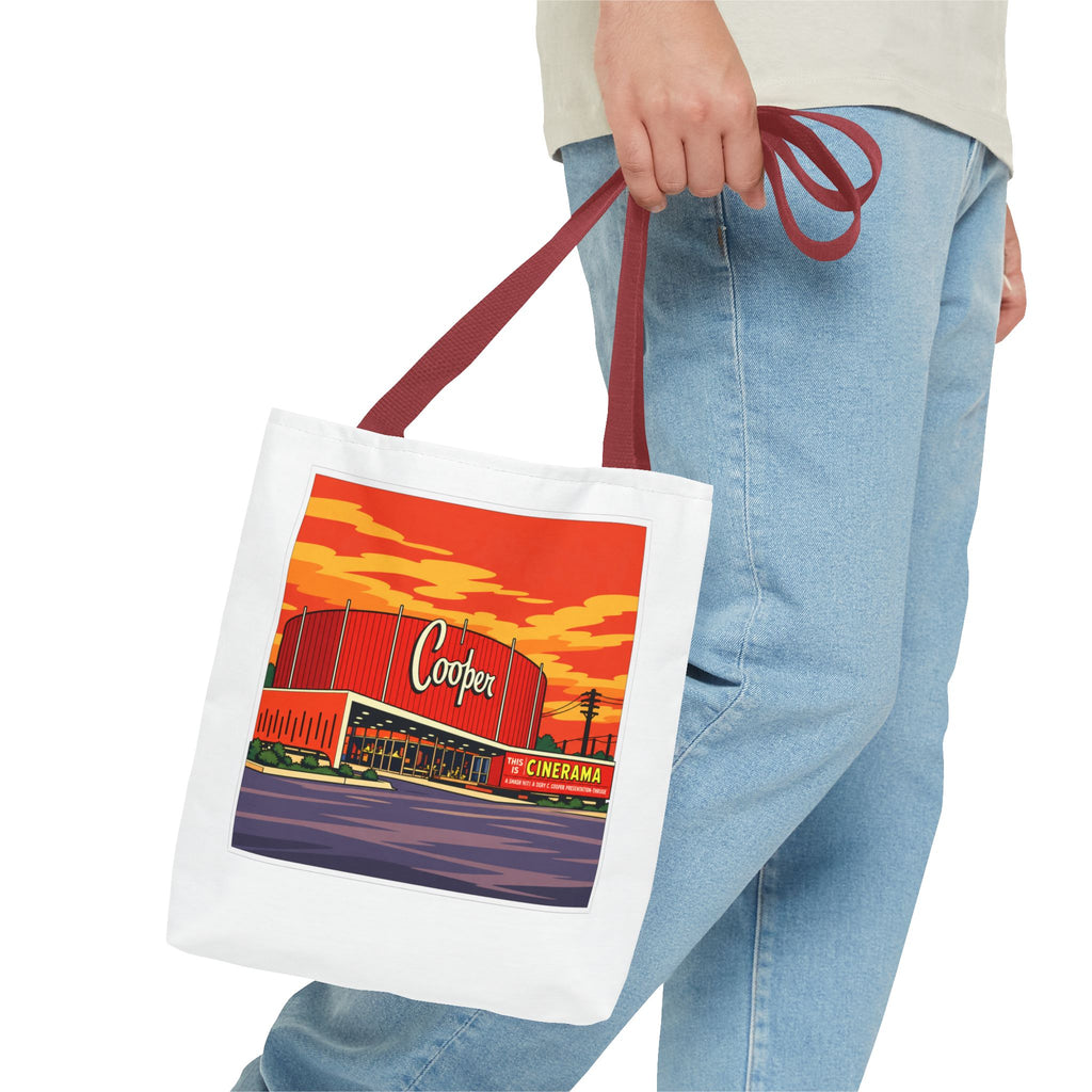 Cooper Theater (comic pop style) Tote