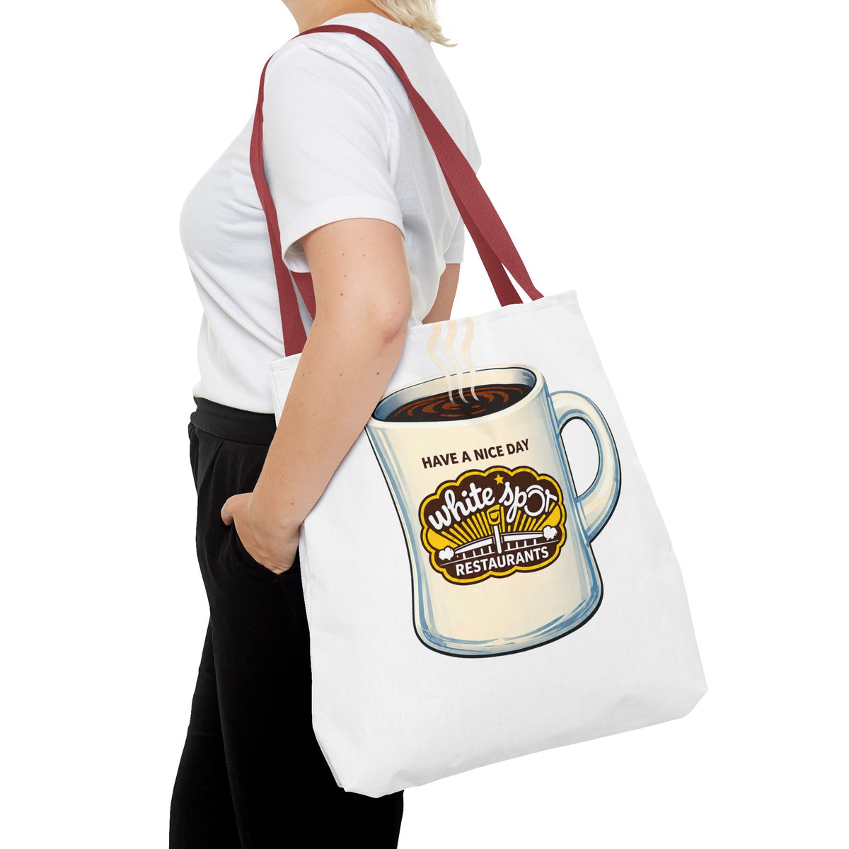 White Spot Mug Tote
