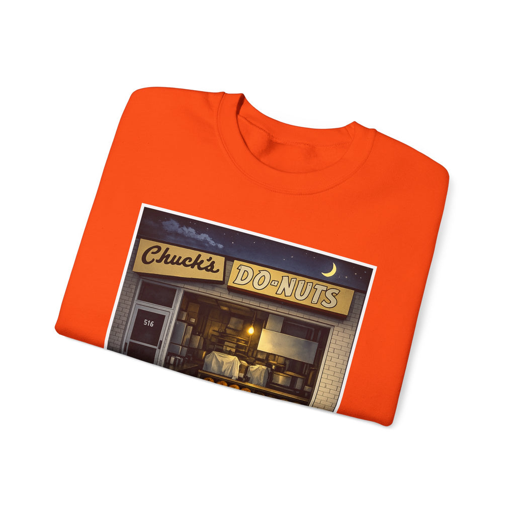 Chuck's Donuts nightscene | Native303 Sweatshirt