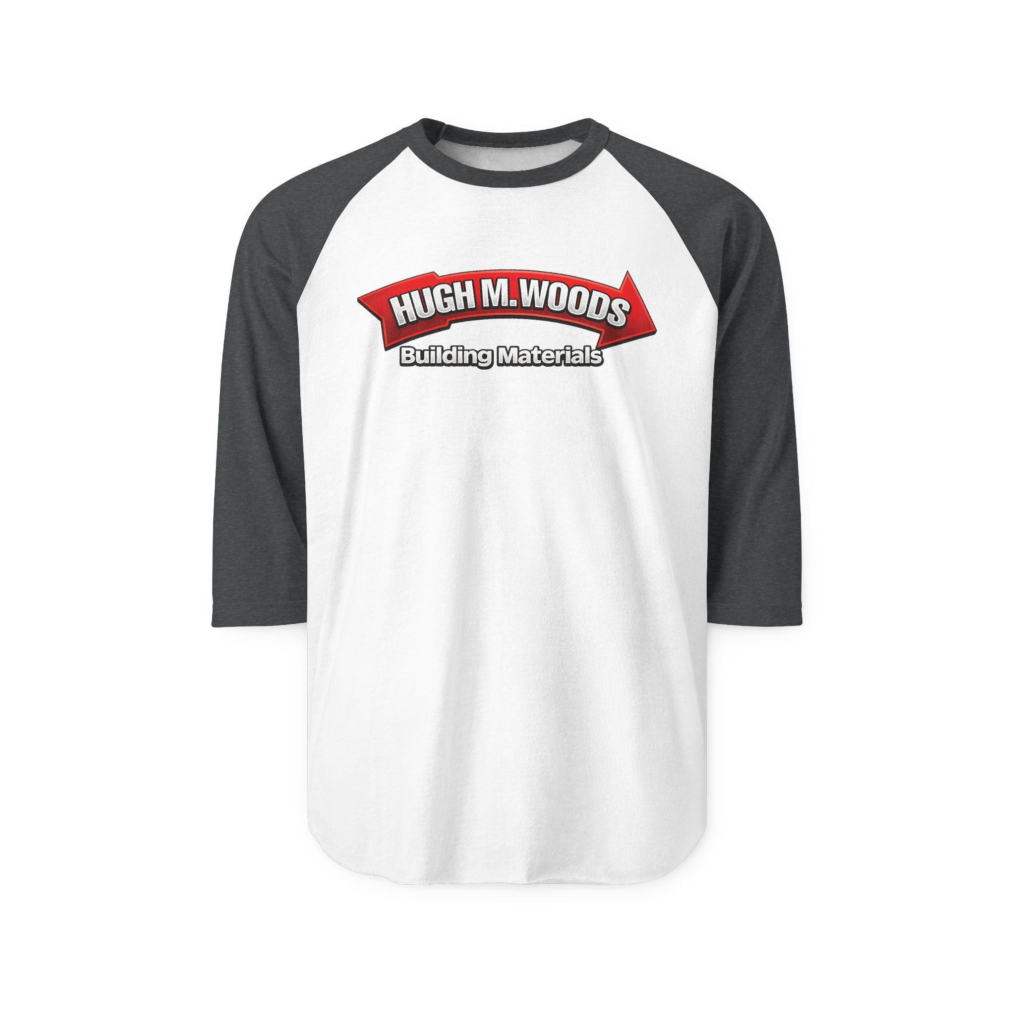 HUGH M WOODS | Retro Baseball Tee