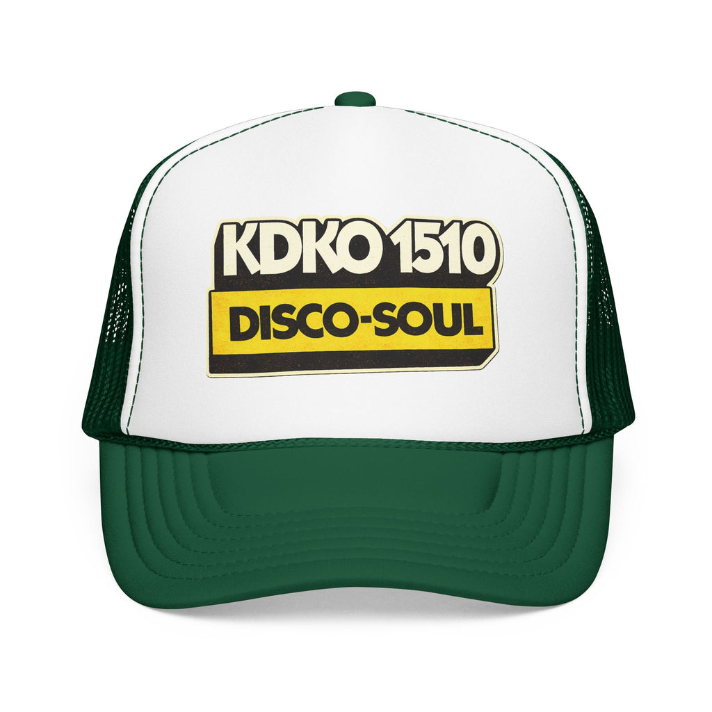 1510 AM KDKO Trucker Hat — Vintage Sailboat Foam Cap