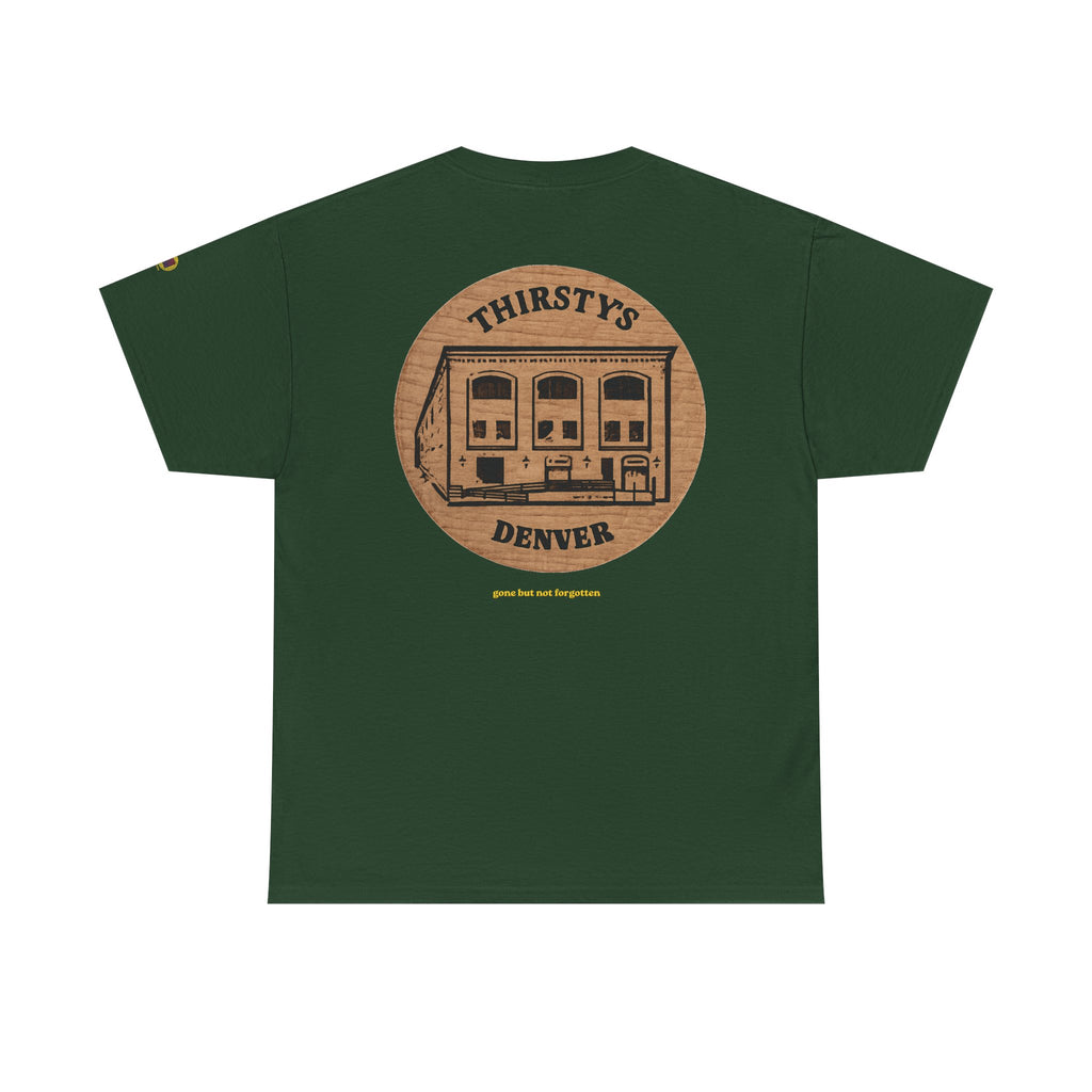 THIRSTY'S token - vintage Denver gear