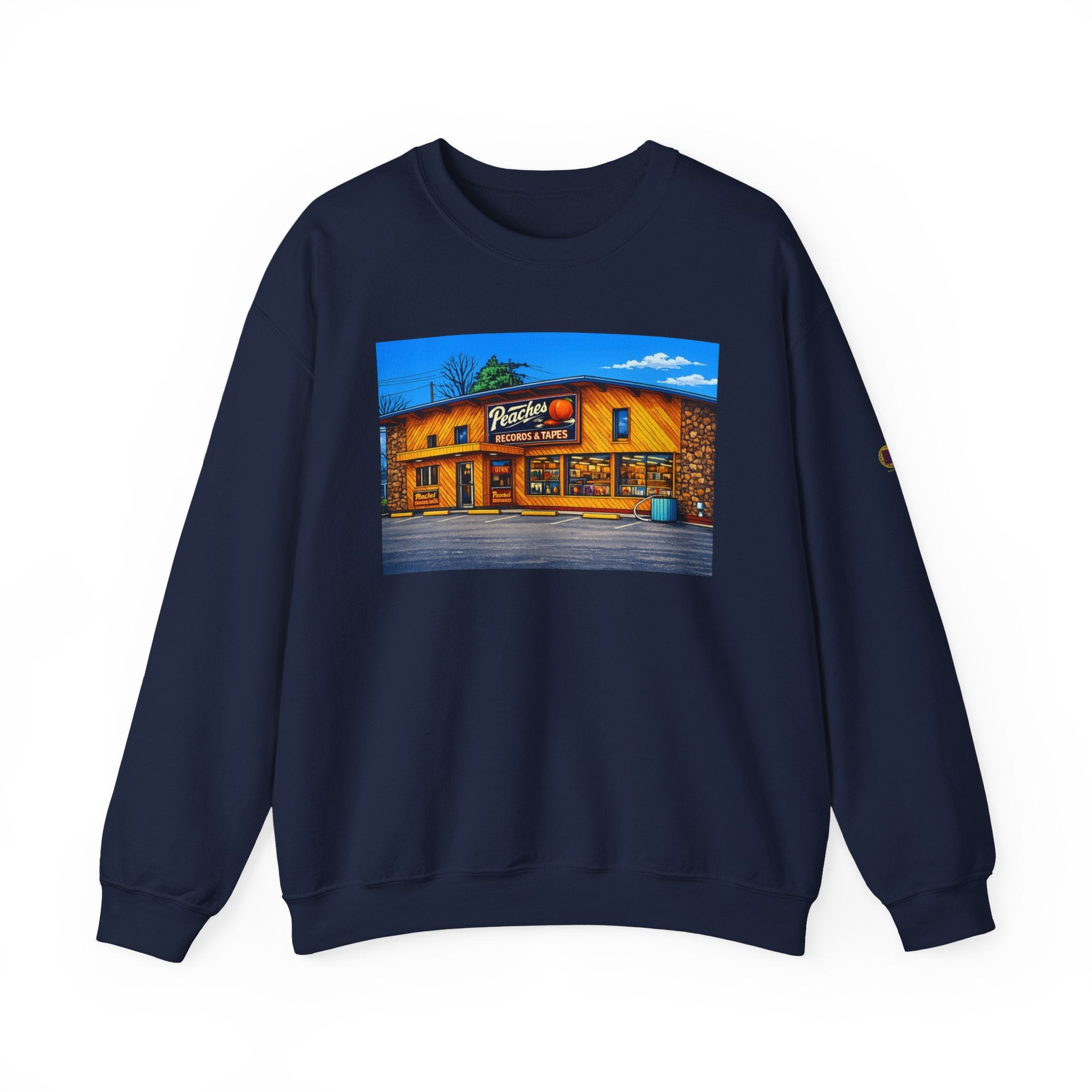 Peaches Records and Tapes (comic style)| Native303 Sweatshirt
