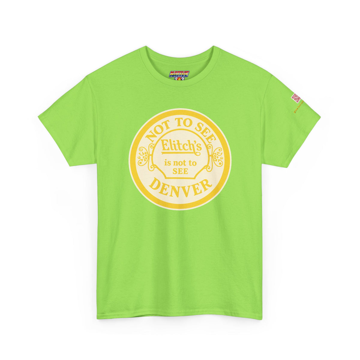 Elitch Gardens YELLOW - vintage Denver gear