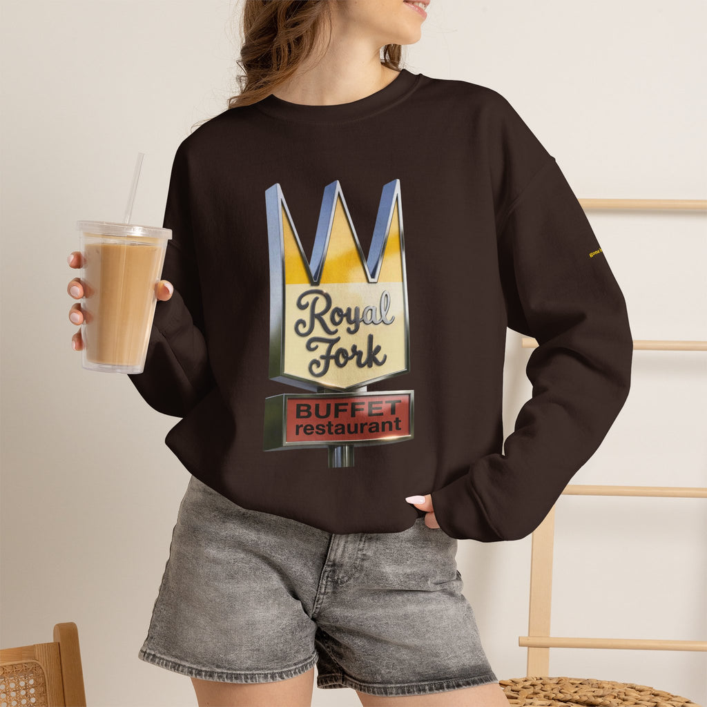 Royal Fork restaurant hi resolution digital style  | Native303 Sweatshirt
