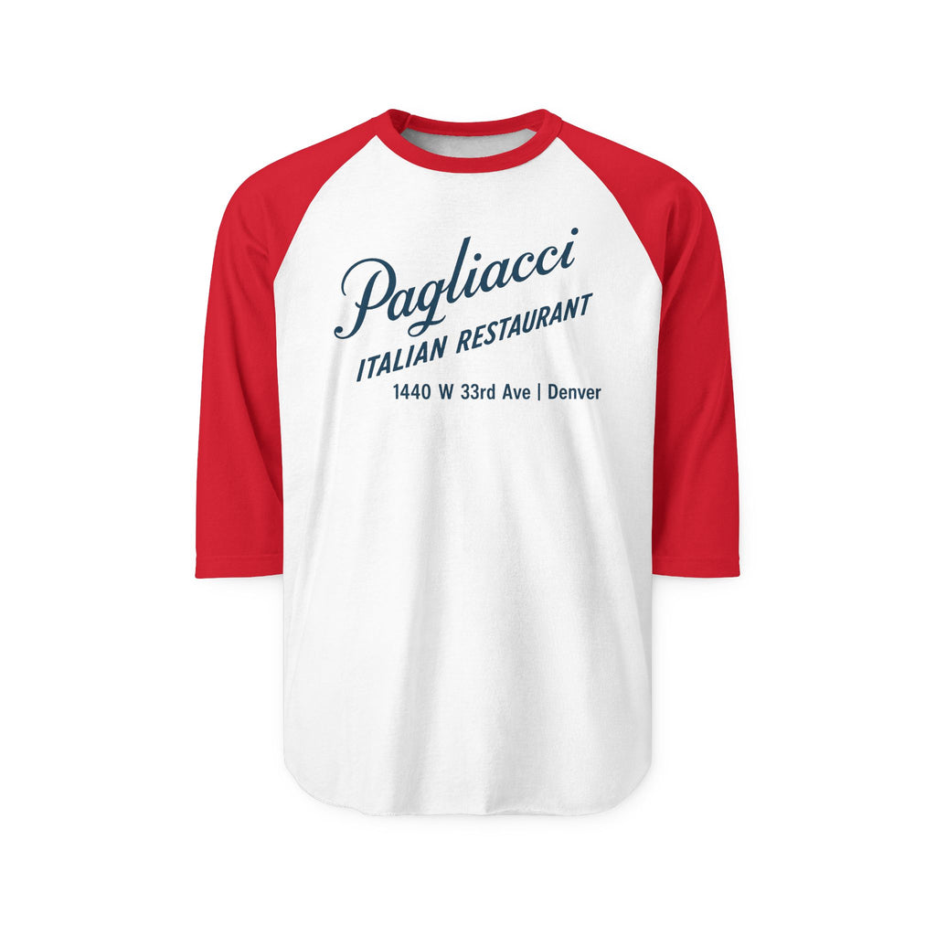 PAGLIACCI Italian restaurant - Baseball Shirt