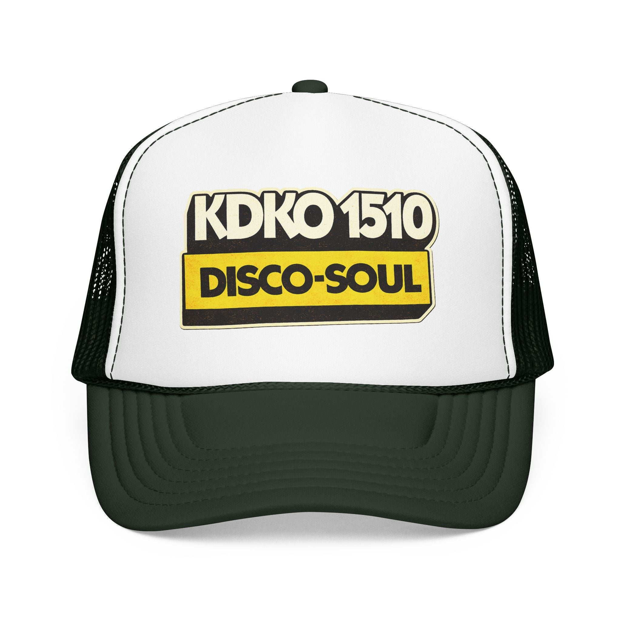 1510 AM KDKO Trucker Hat — Vintage Sailboat Foam Cap