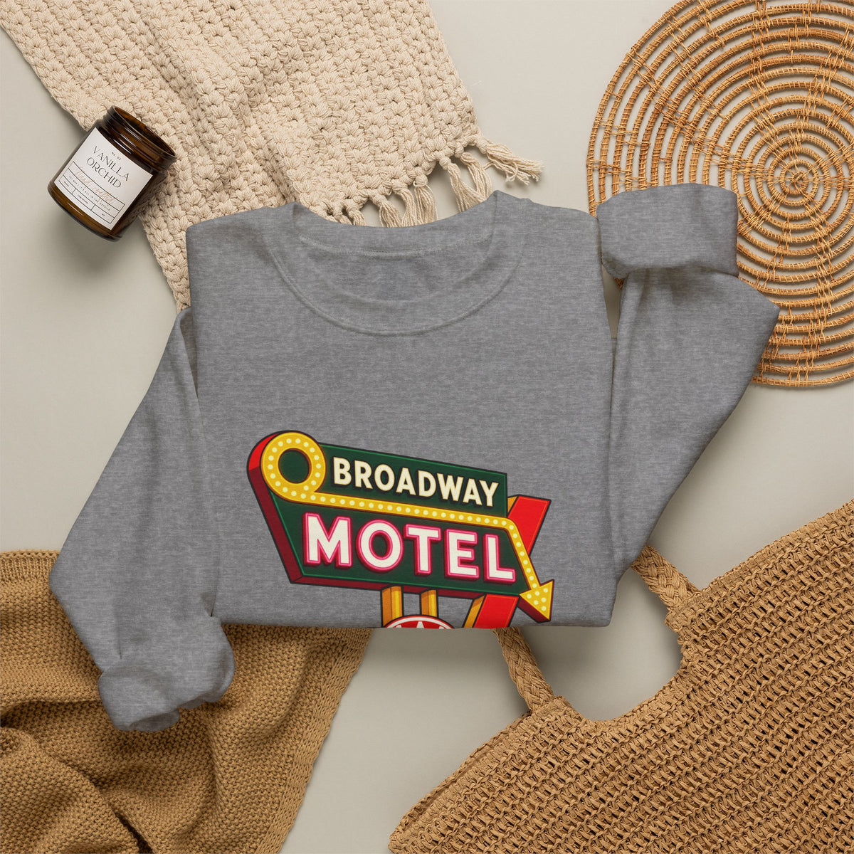 Broadway Motel sign | Native303 Sweatshirt