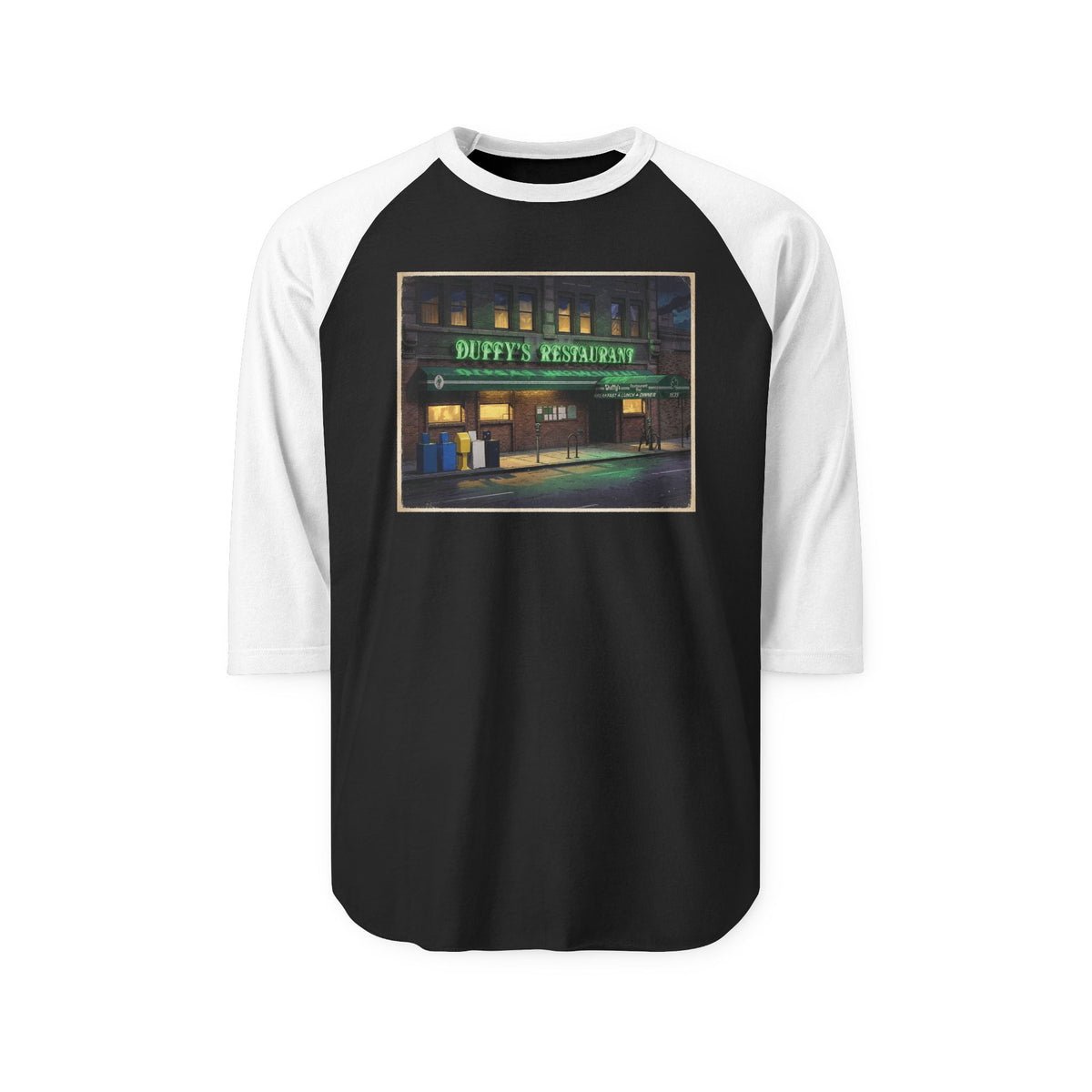 Duffy's Restaurant | Retro Baseball Tee