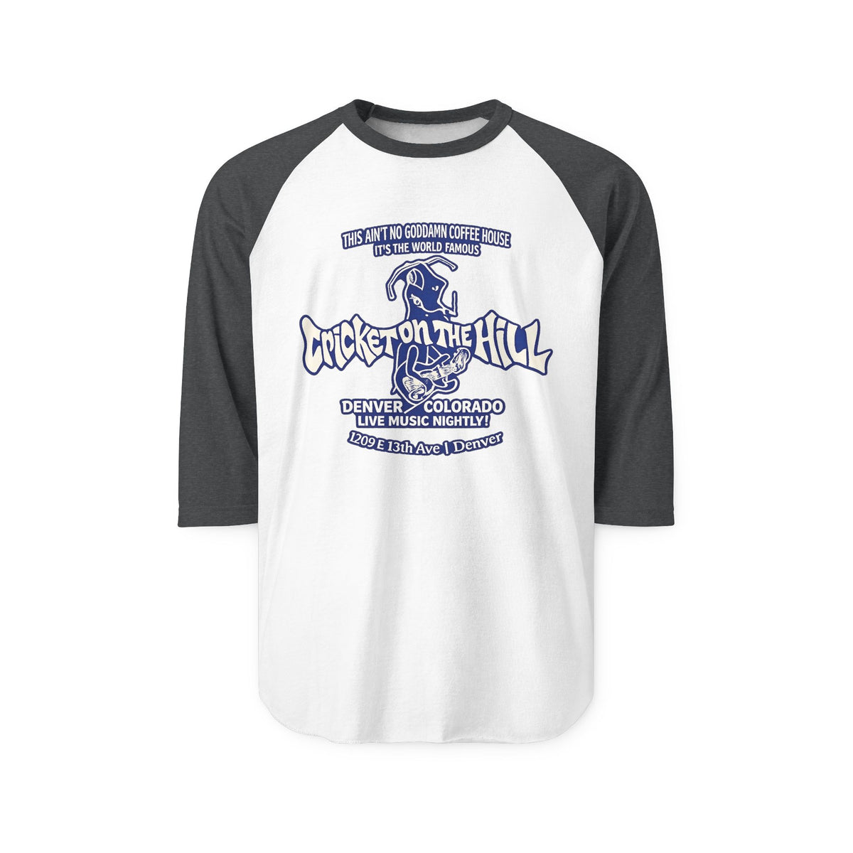 CRICKET ON THE HILL - Baseball Shirt