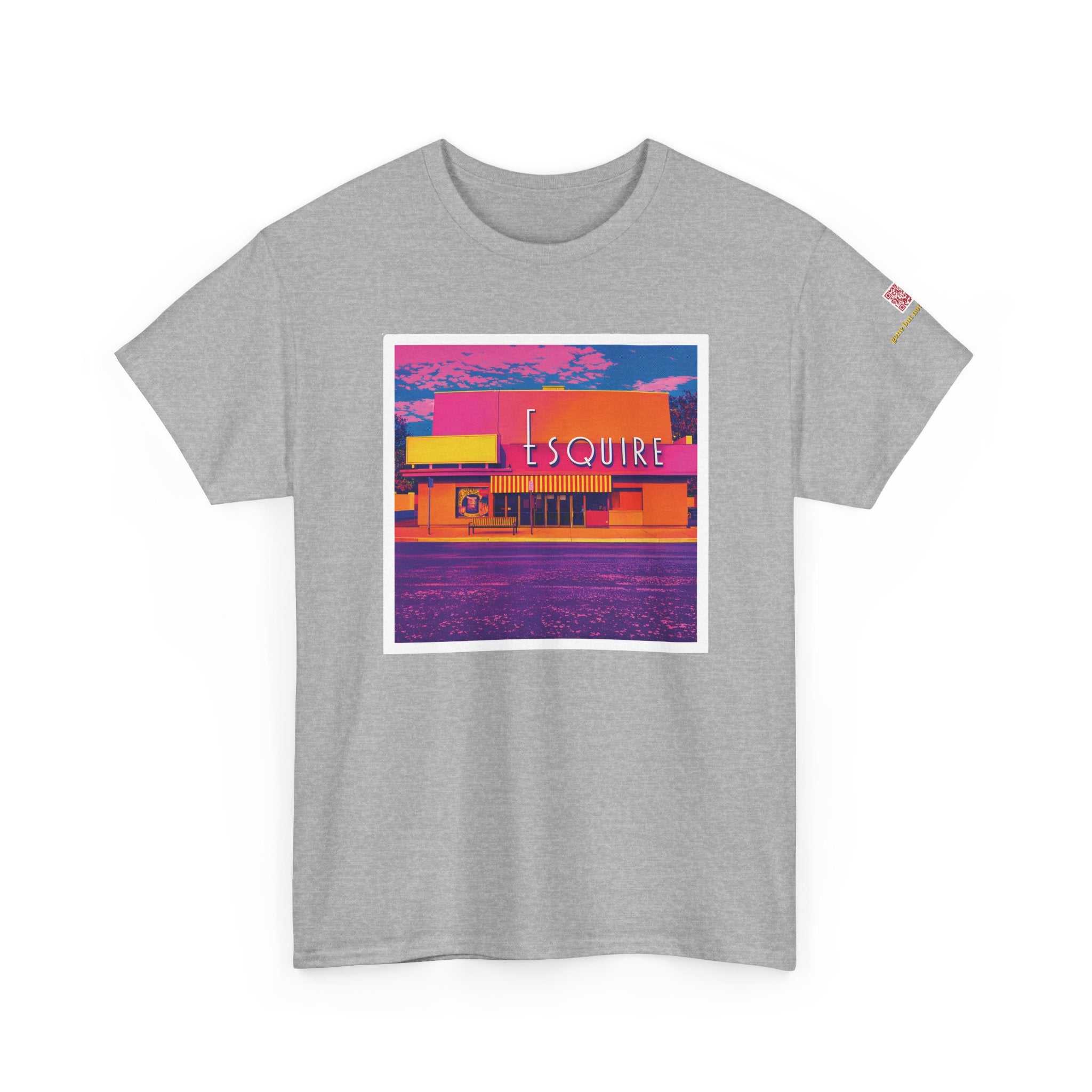 Esquire Theater neon pop art - vintage Denver gear