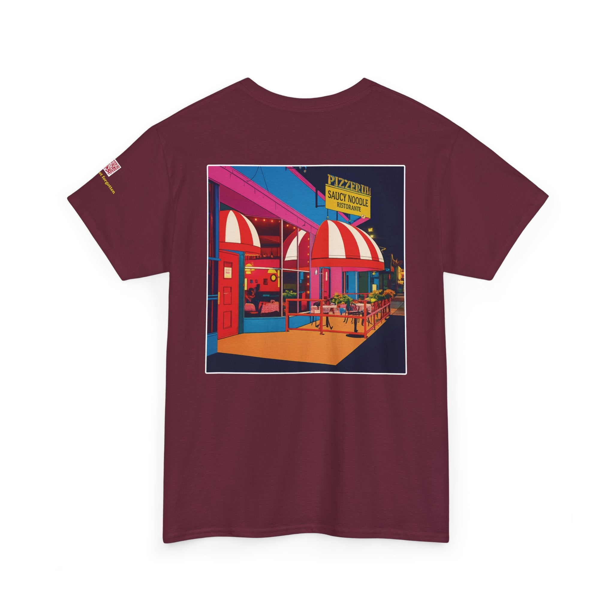 SAUCY NOODLE pop art comic style - vintage Colorado gear