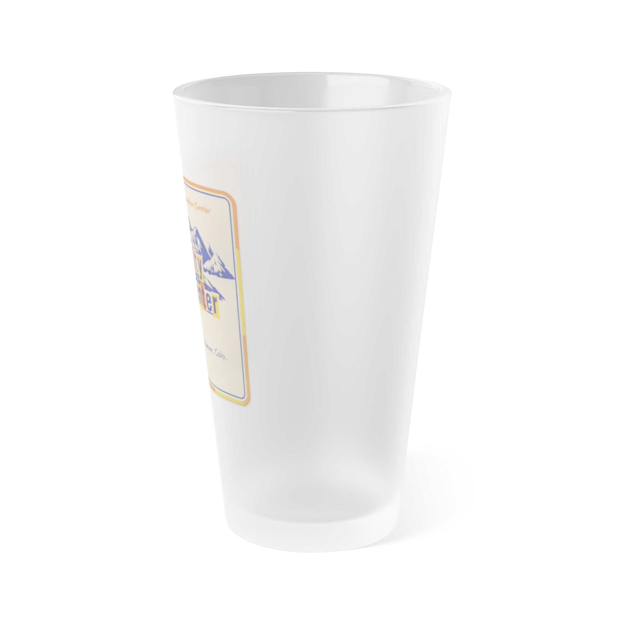 Celebrity Sports Center Coaster Frosted Pint Glass 16oz