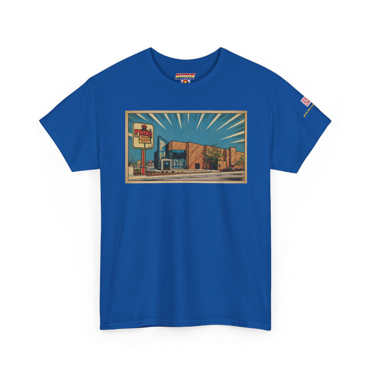 Organ Grinder comic style - vintage Denver gear