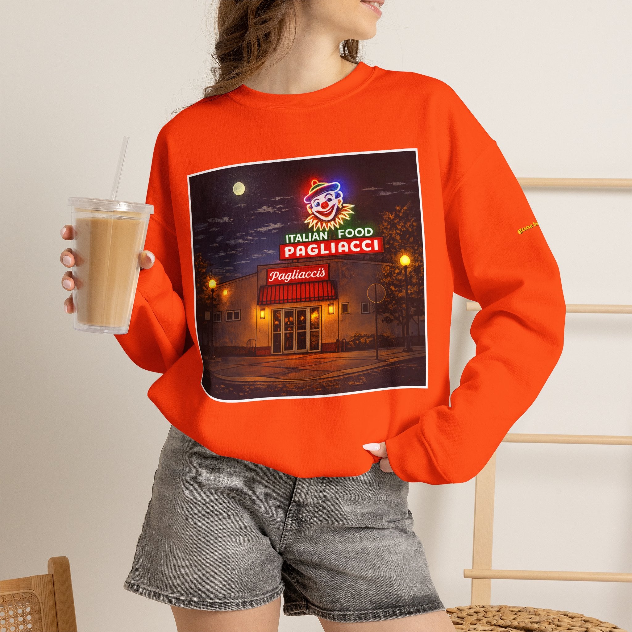 Pagliacci's night scene | Native303 Sweatshirt