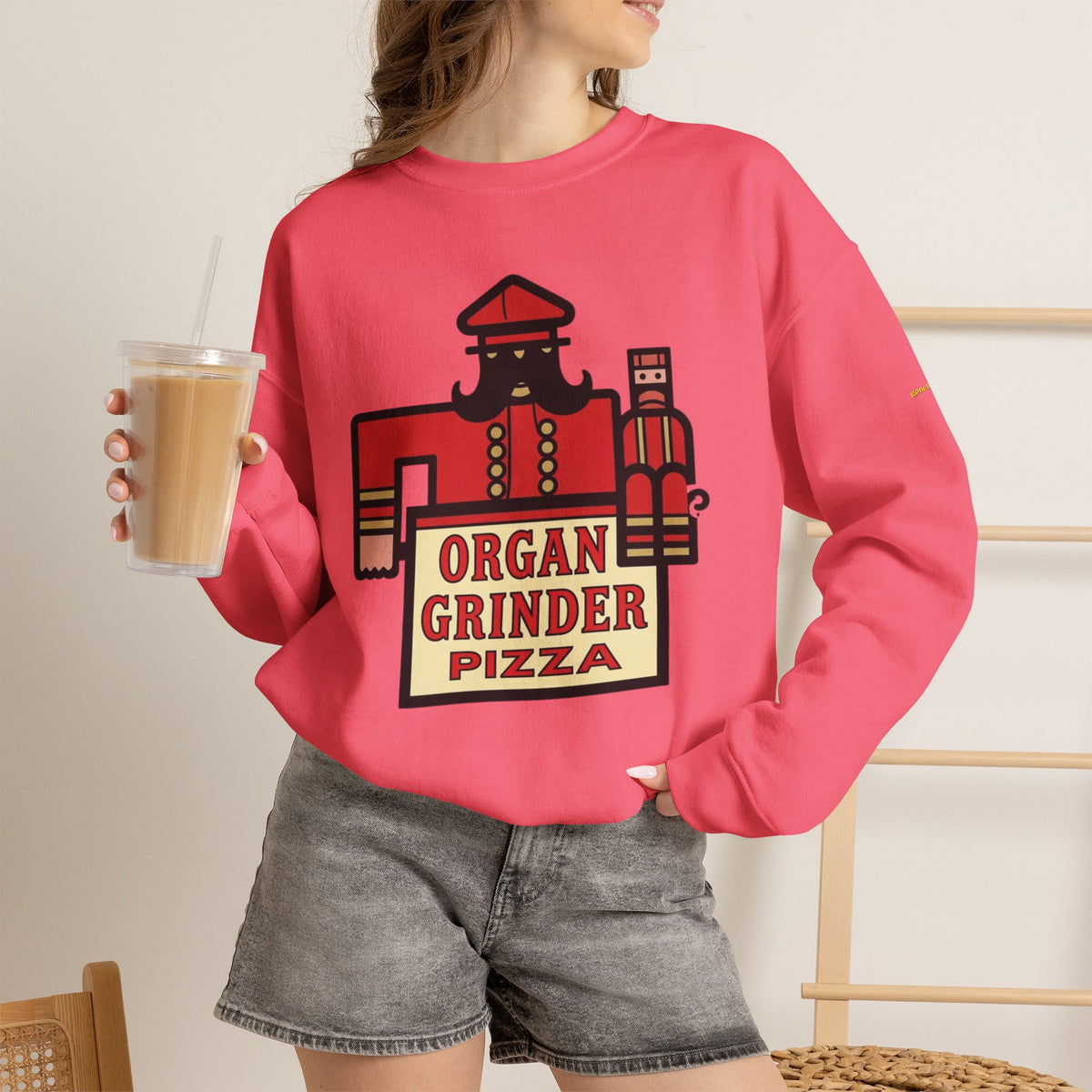 Organ Grinder - comics style | Native303 Sweatshirt