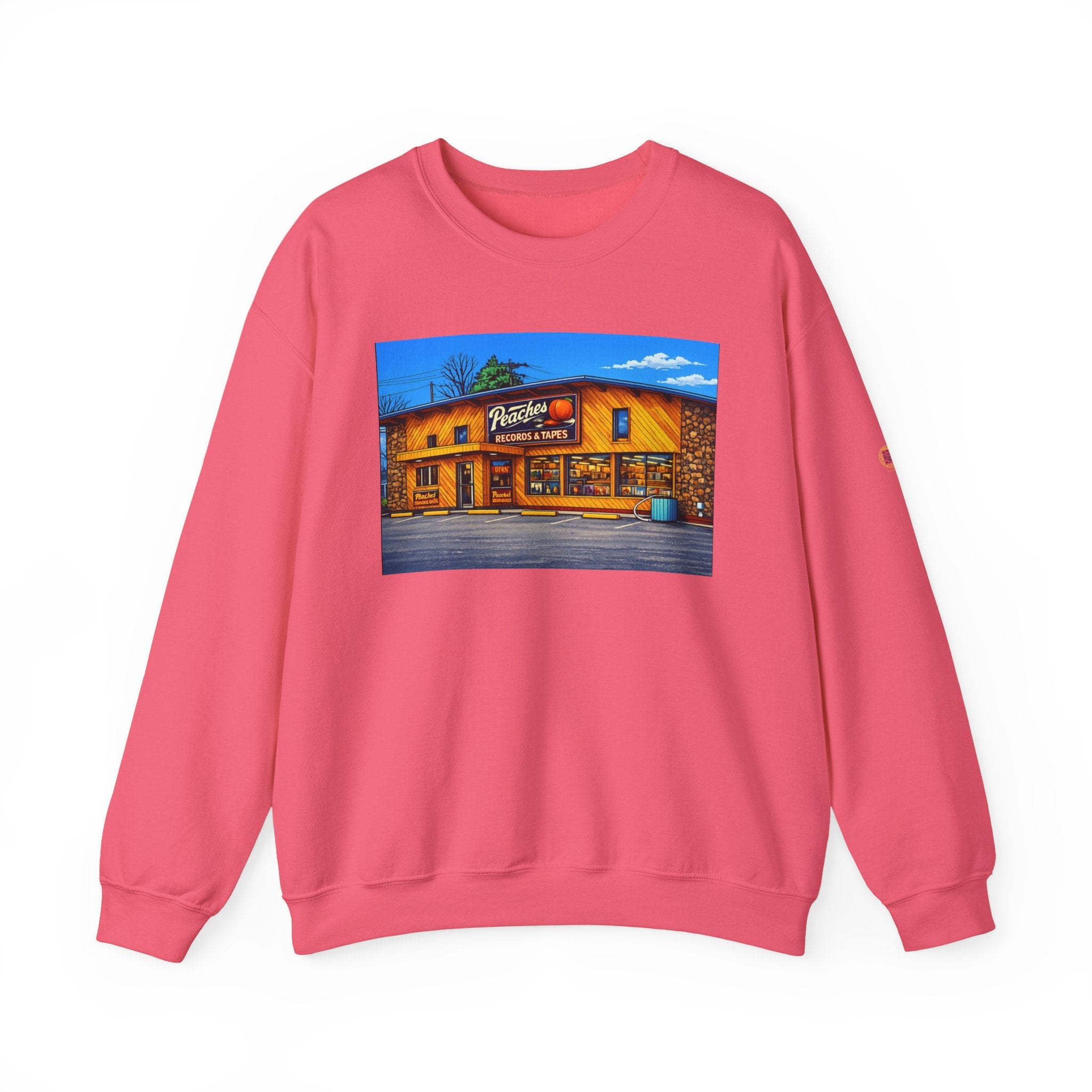Peaches Records and Tapes (comic style)| Native303 Sweatshirt