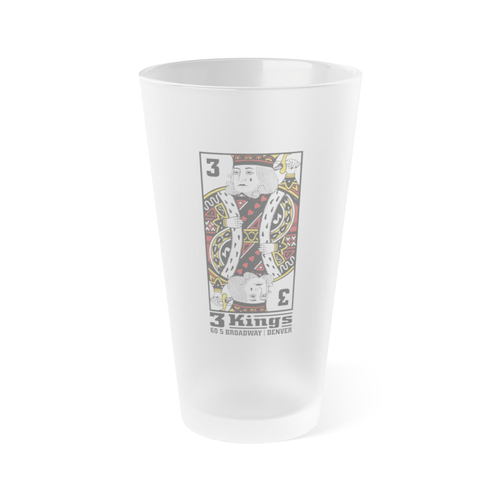 3 KINGS | Frosted Pint Glass 16oz