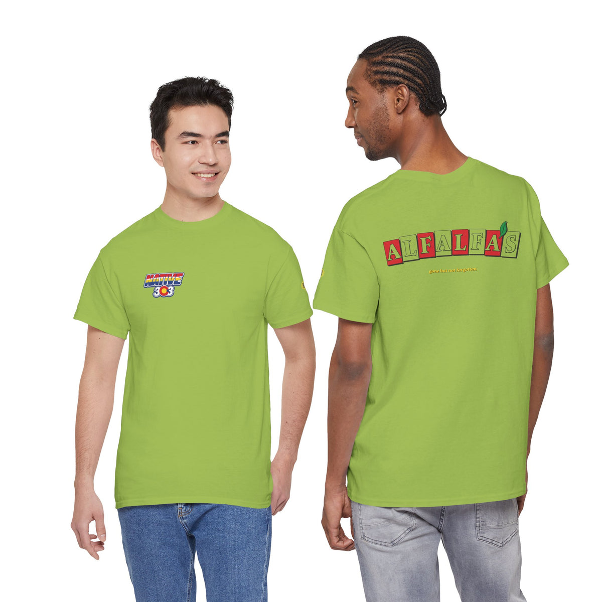 ALFALFA'S LOGO - vintage Denver gear