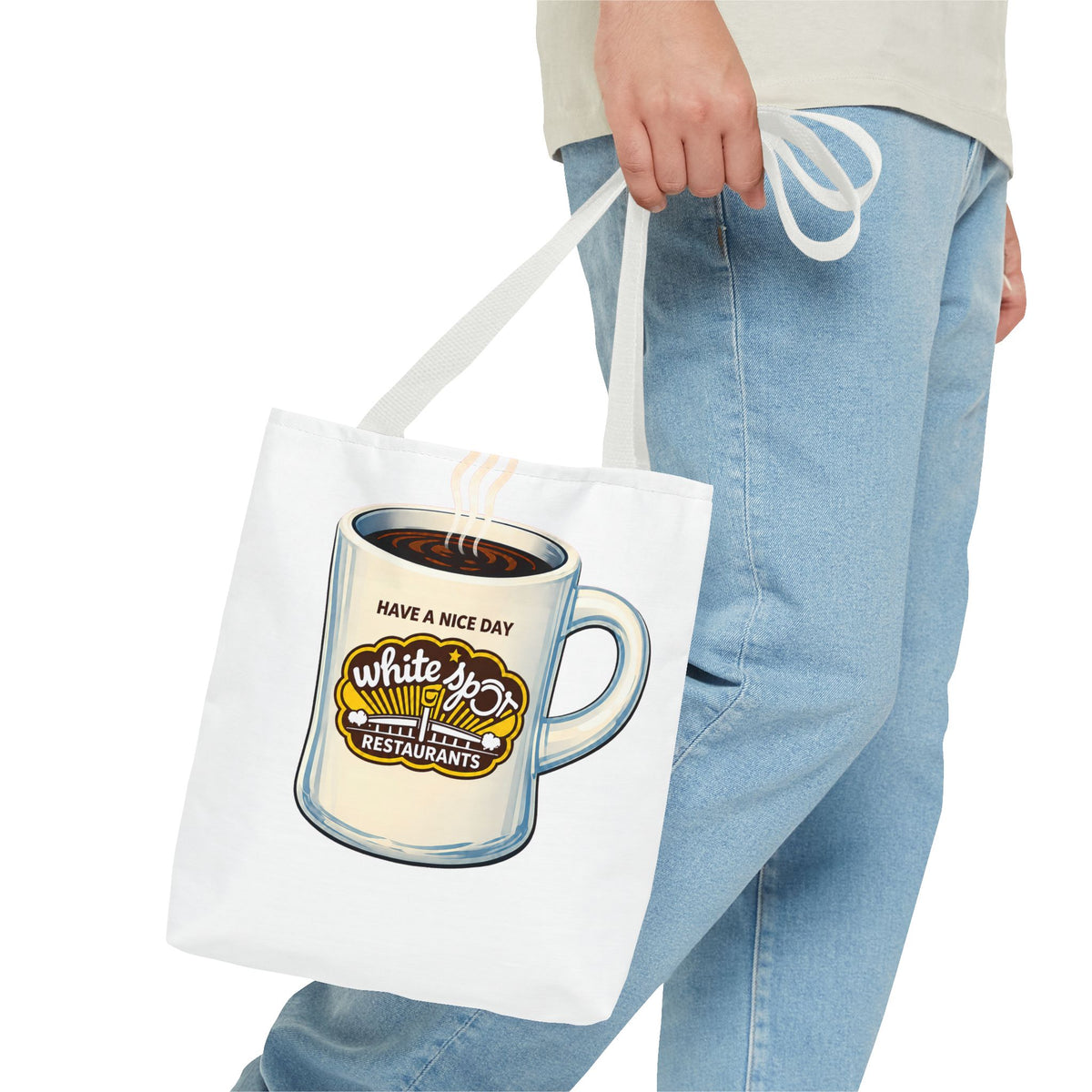 White Spot Mug Tote