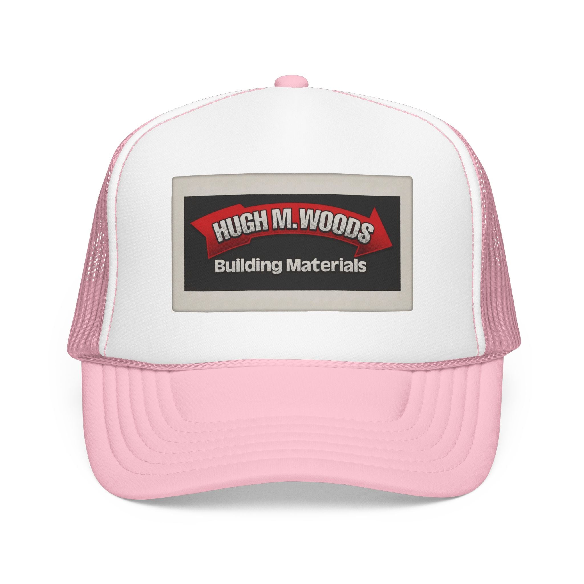 Hugh M Woods Trucker Hat — Vintage Sailboat Foam Cap
