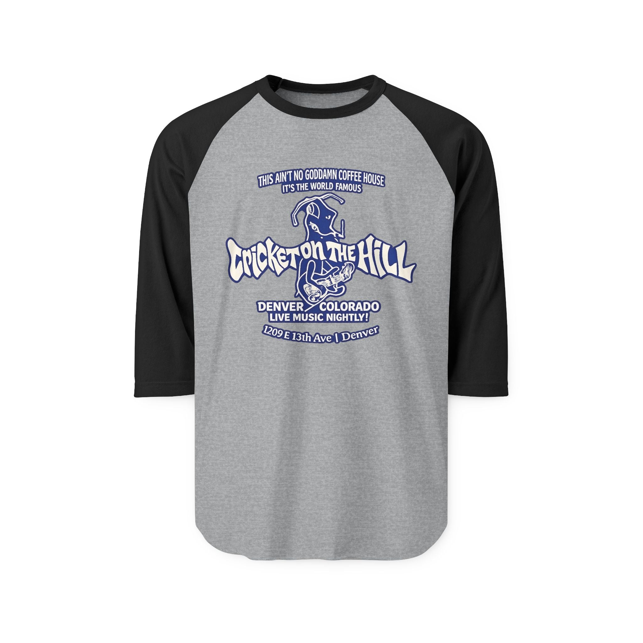 CRICKET ON THE HILL - Baseball Shirt