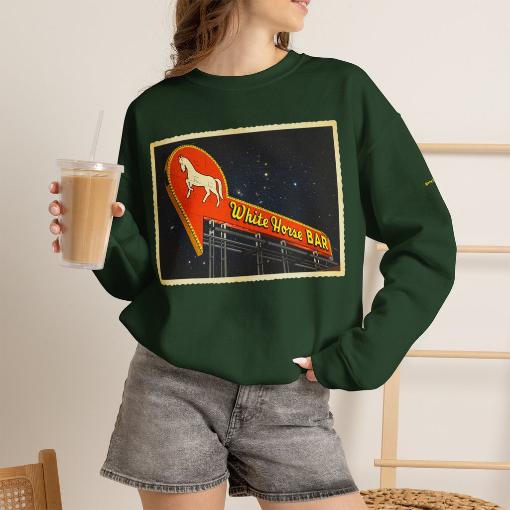 White Horse Bar sign | Native303 Sweatshirt