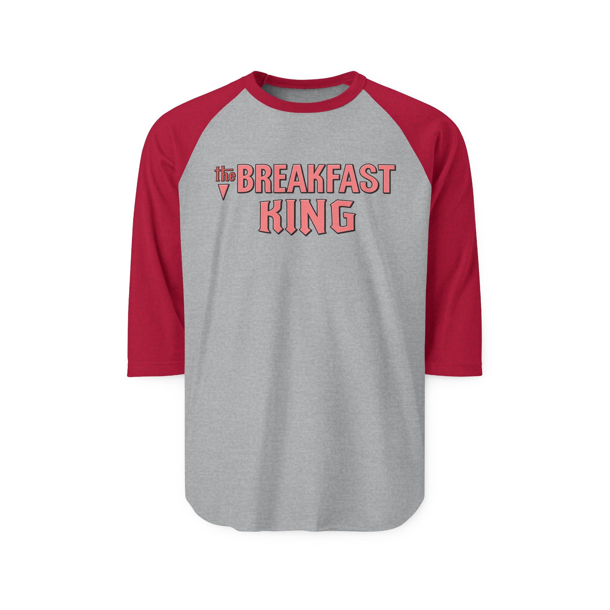 BREAKFAST KING | Retro Baseball Tee