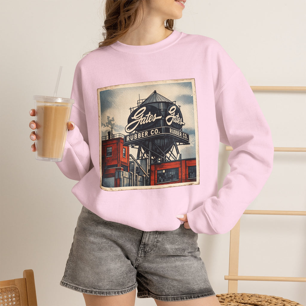 Gate's Rubber Company water tower | Native303 Sweatshirt