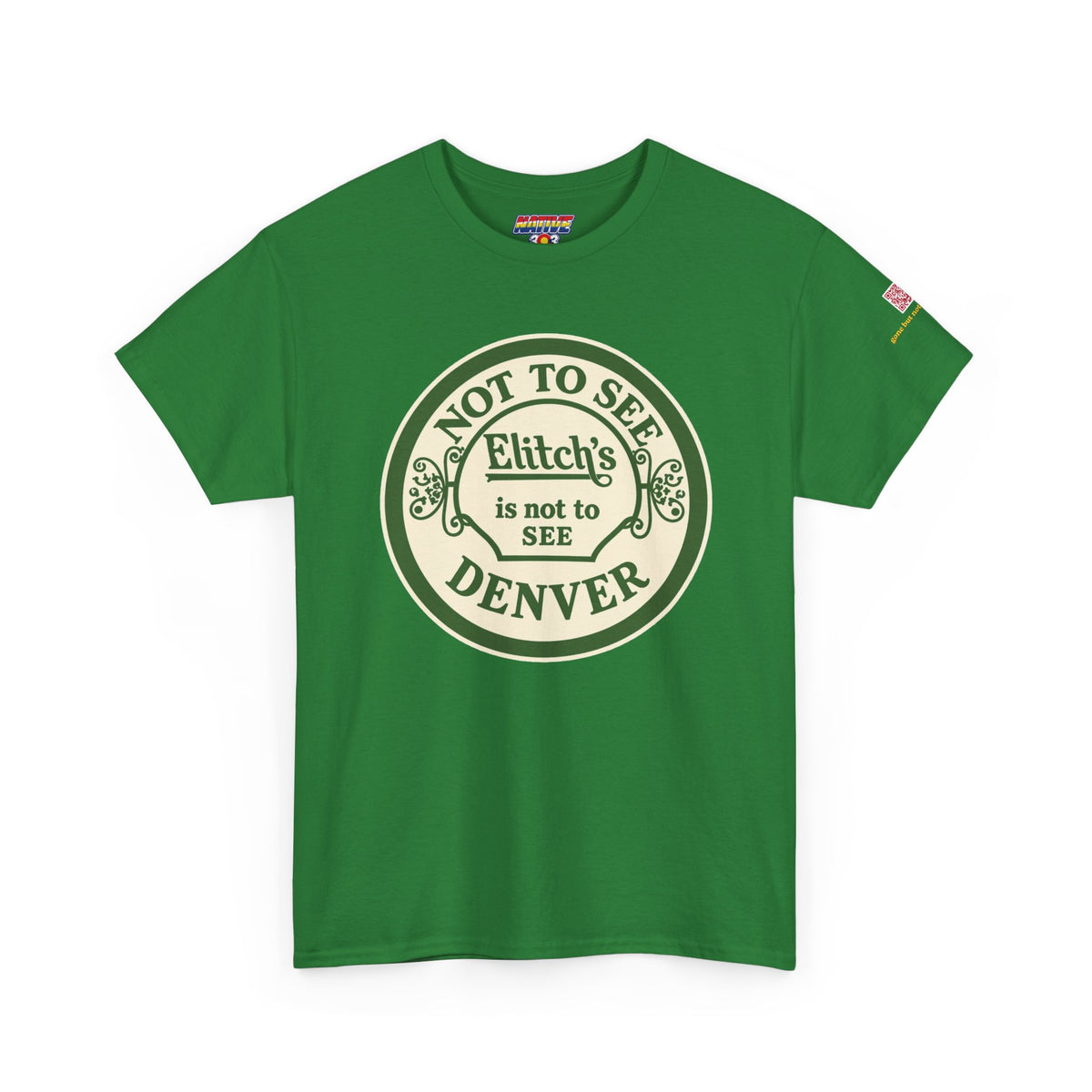 Elitch Gardens GREEN - vintage Denver gear