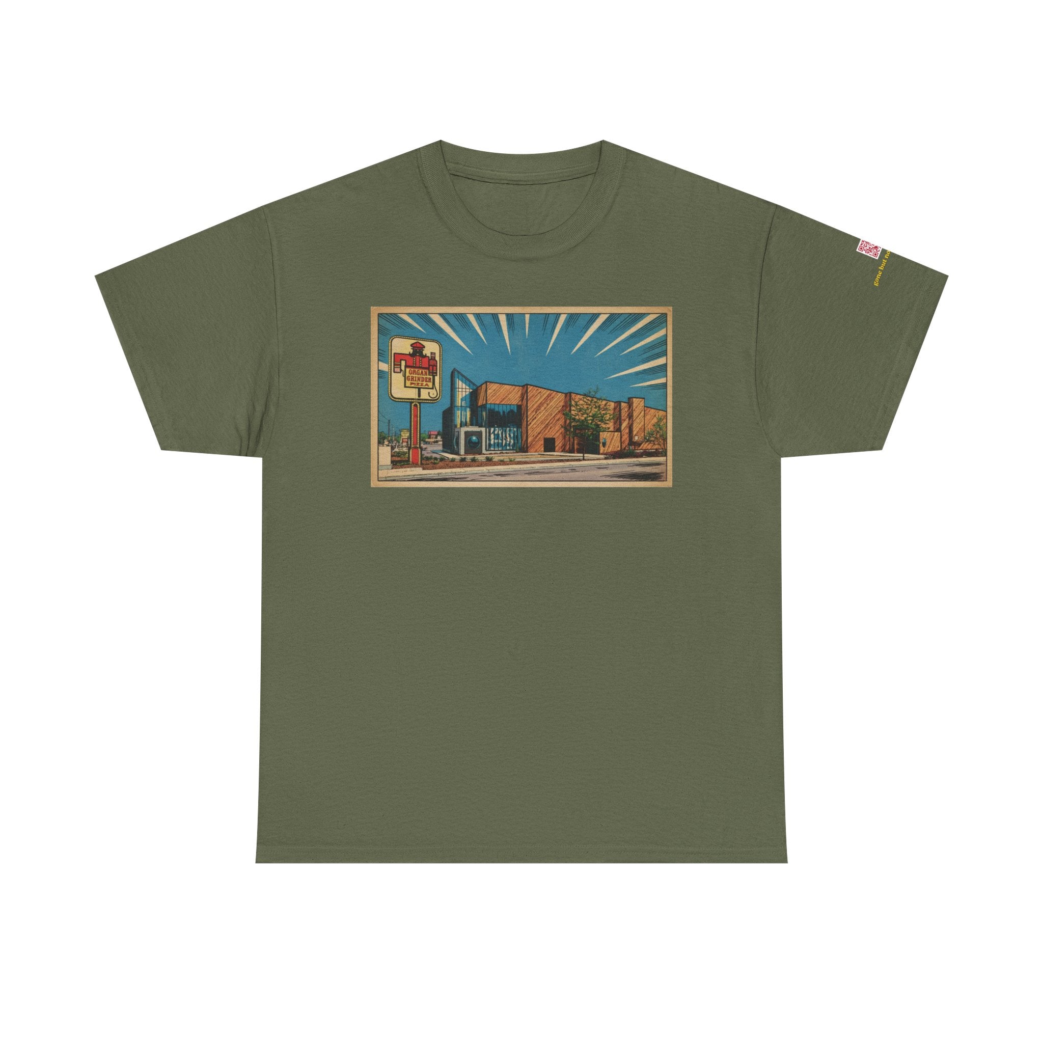 Organ Grinder comic style - vintage Denver gear