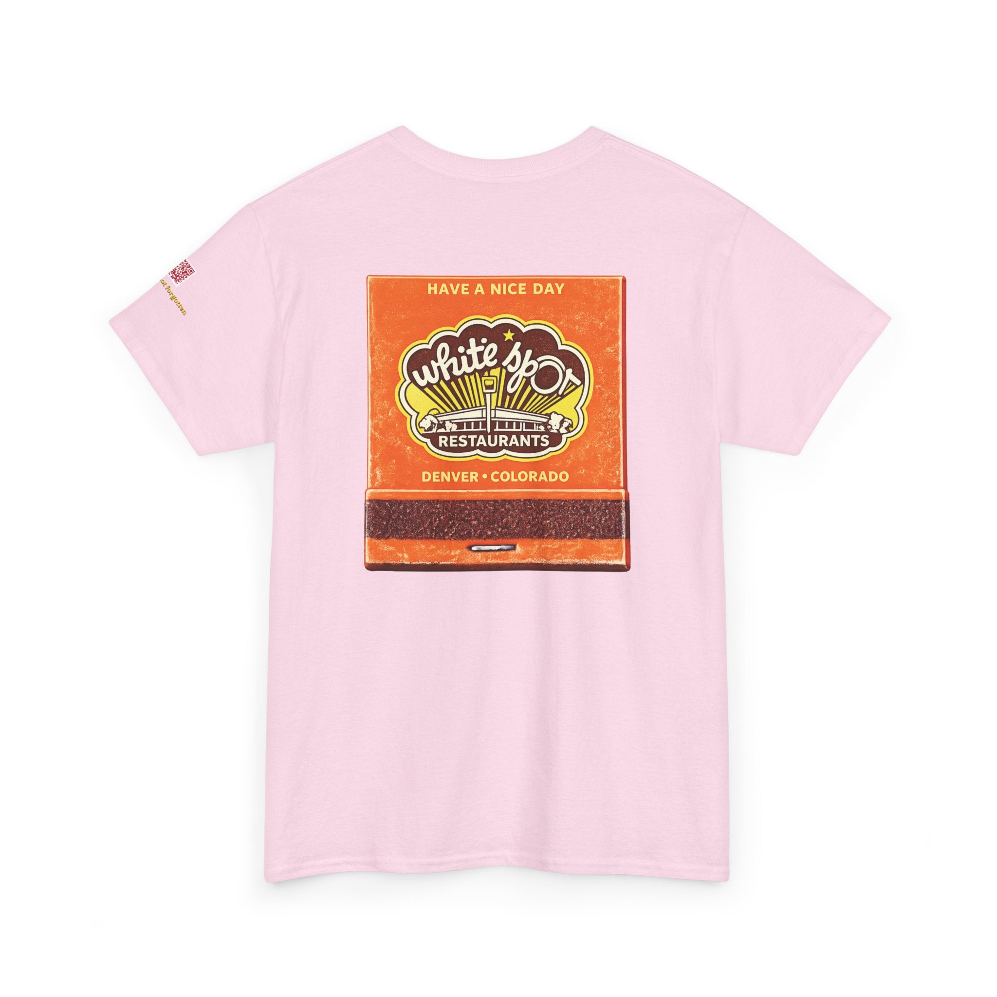 WHITE SPOT matchbook- Wear Colorado's Greatest Hits