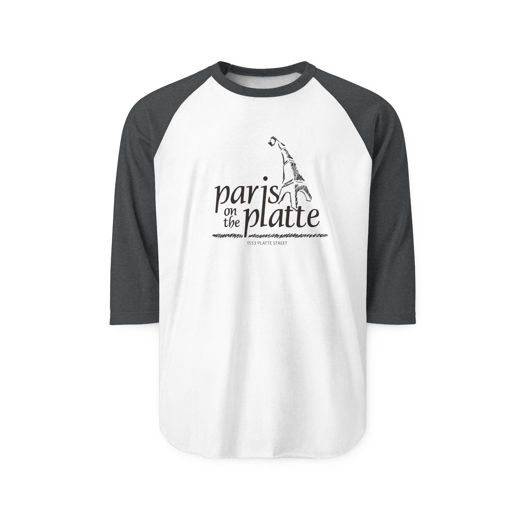 PARIS ON THE PLATTE | Retro Baseball Tee
