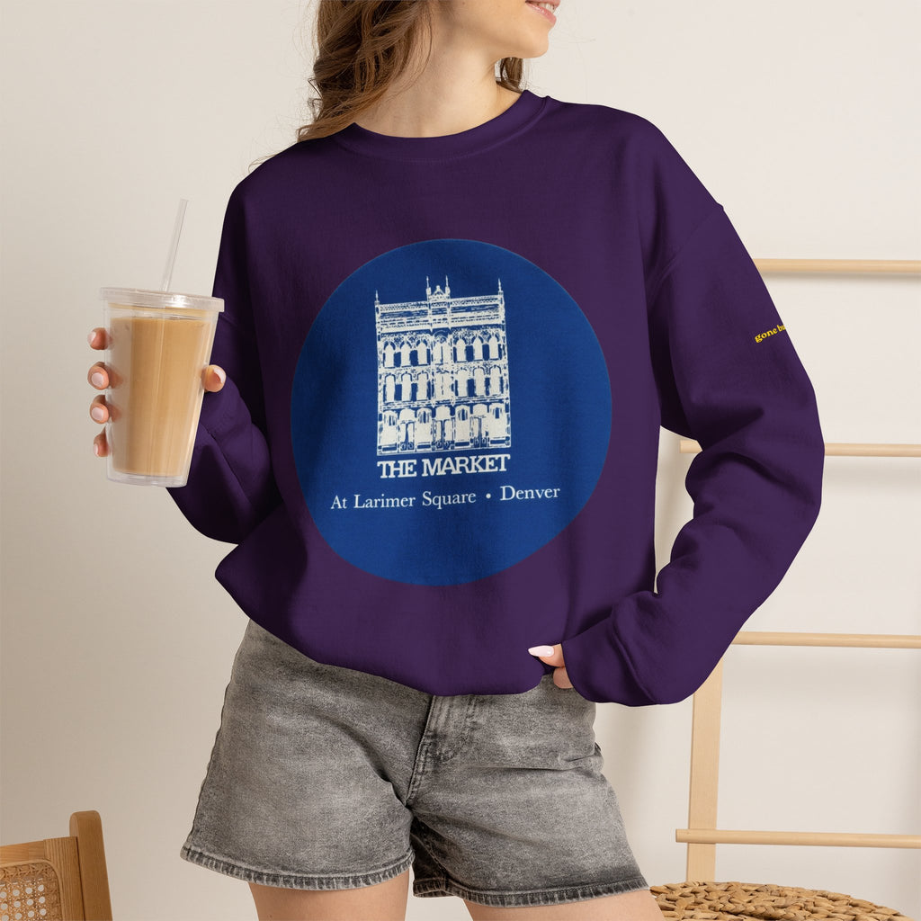 The Market - blue coaster | Native303 Sweatshirt