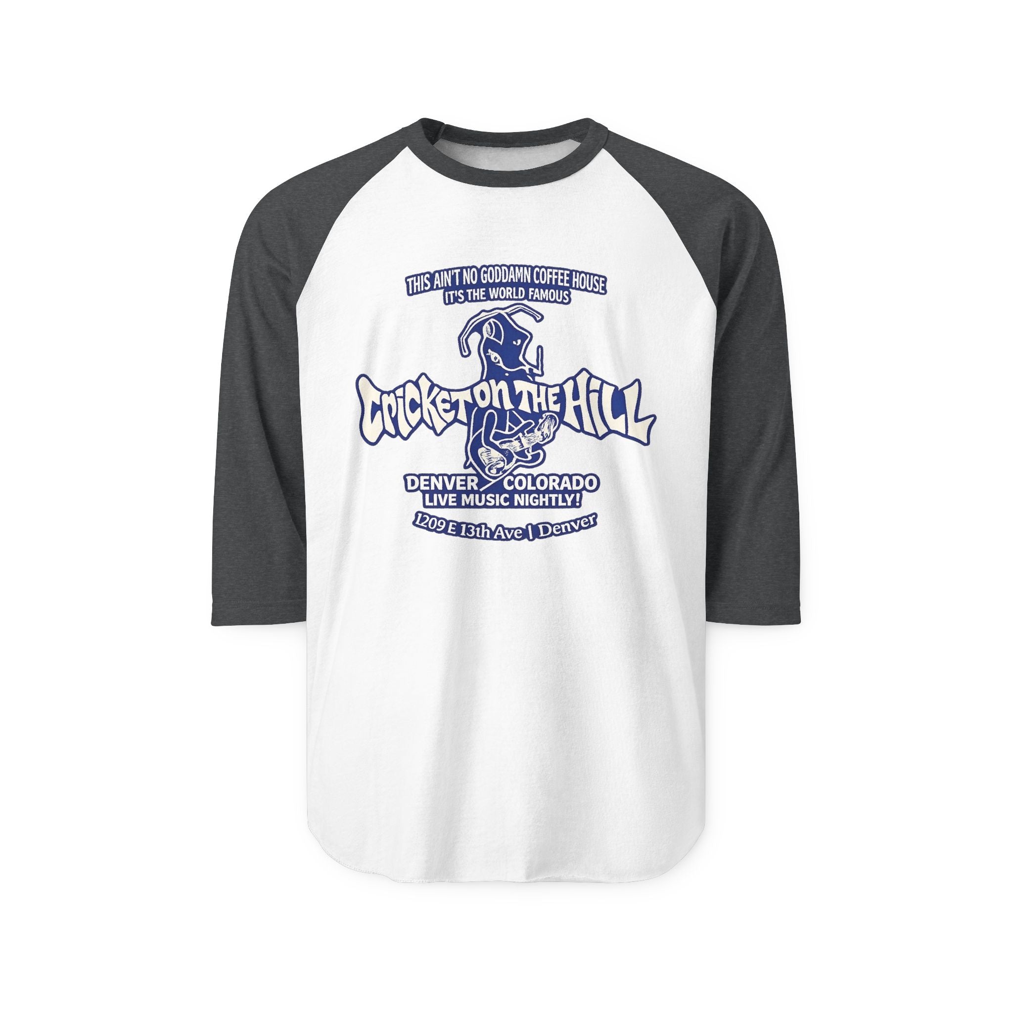 CRICKET ON THE HILL - Baseball Shirt
