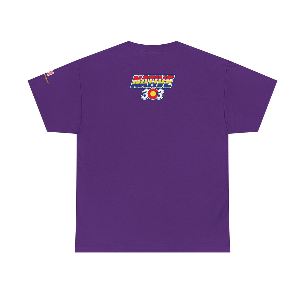 All-V's comic style design- vintage Denver gear