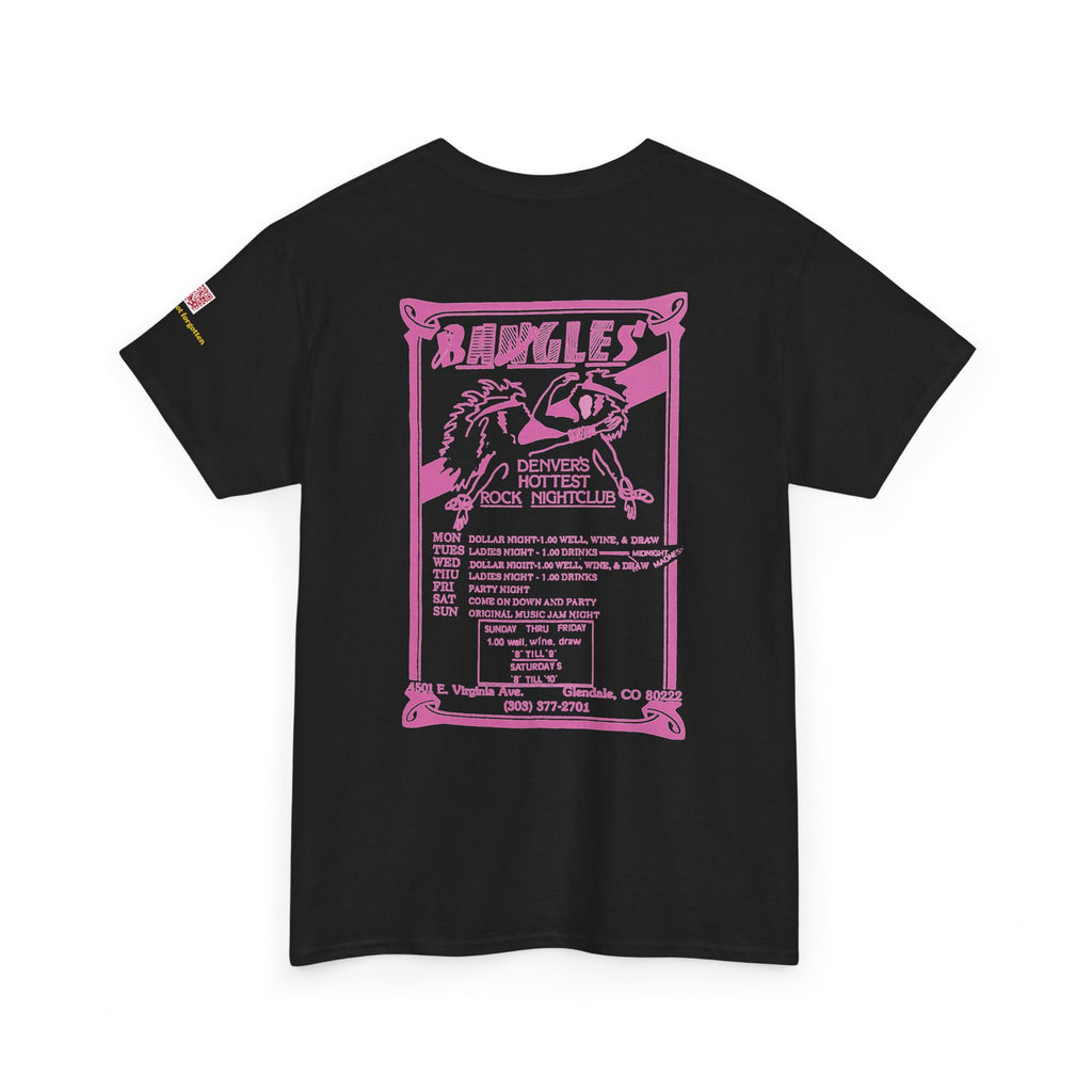 BANGLES Pink  logo - vintage Metro Denver gear