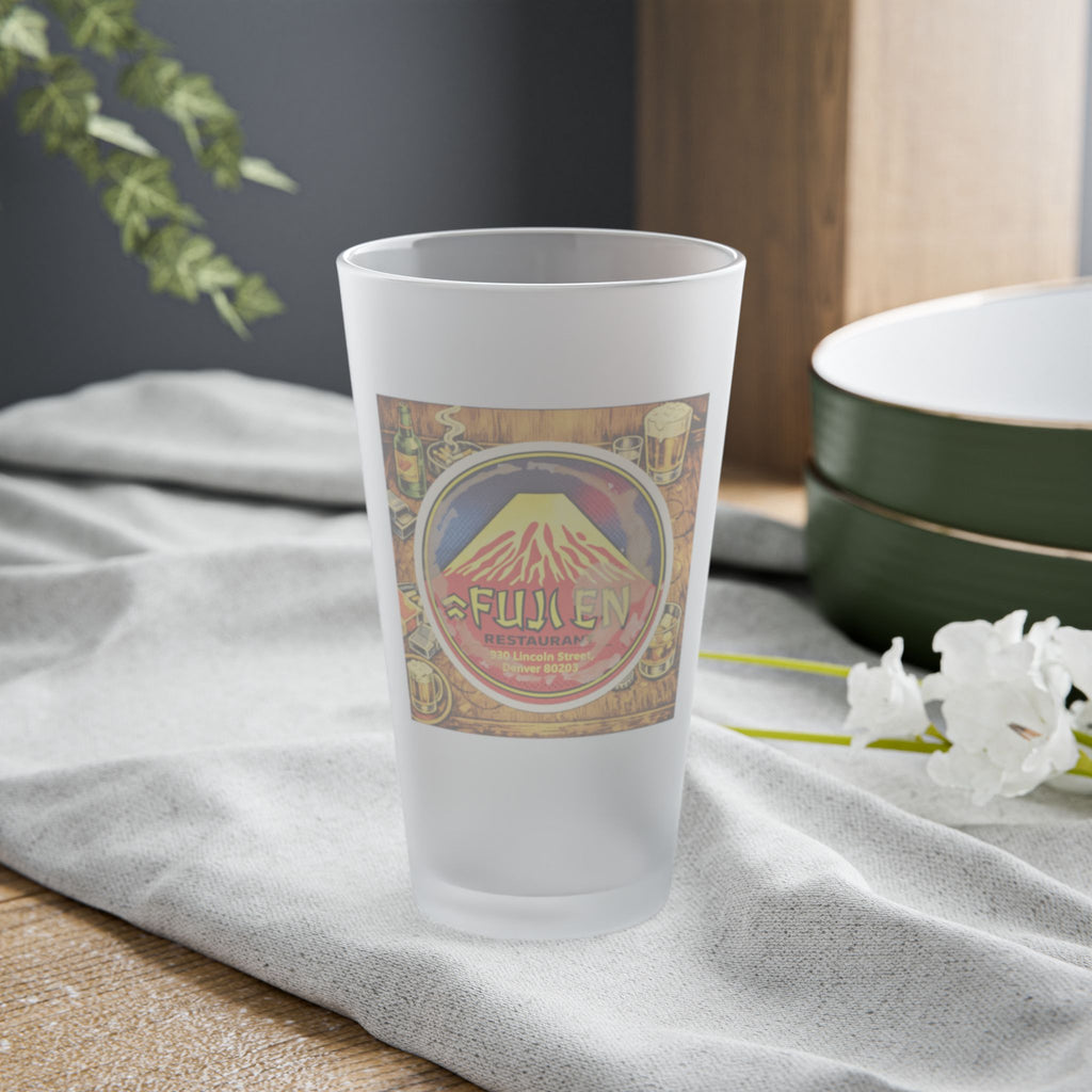 FUJI EN - HAPPY HOUR | Frosted Pint Glass 16oz