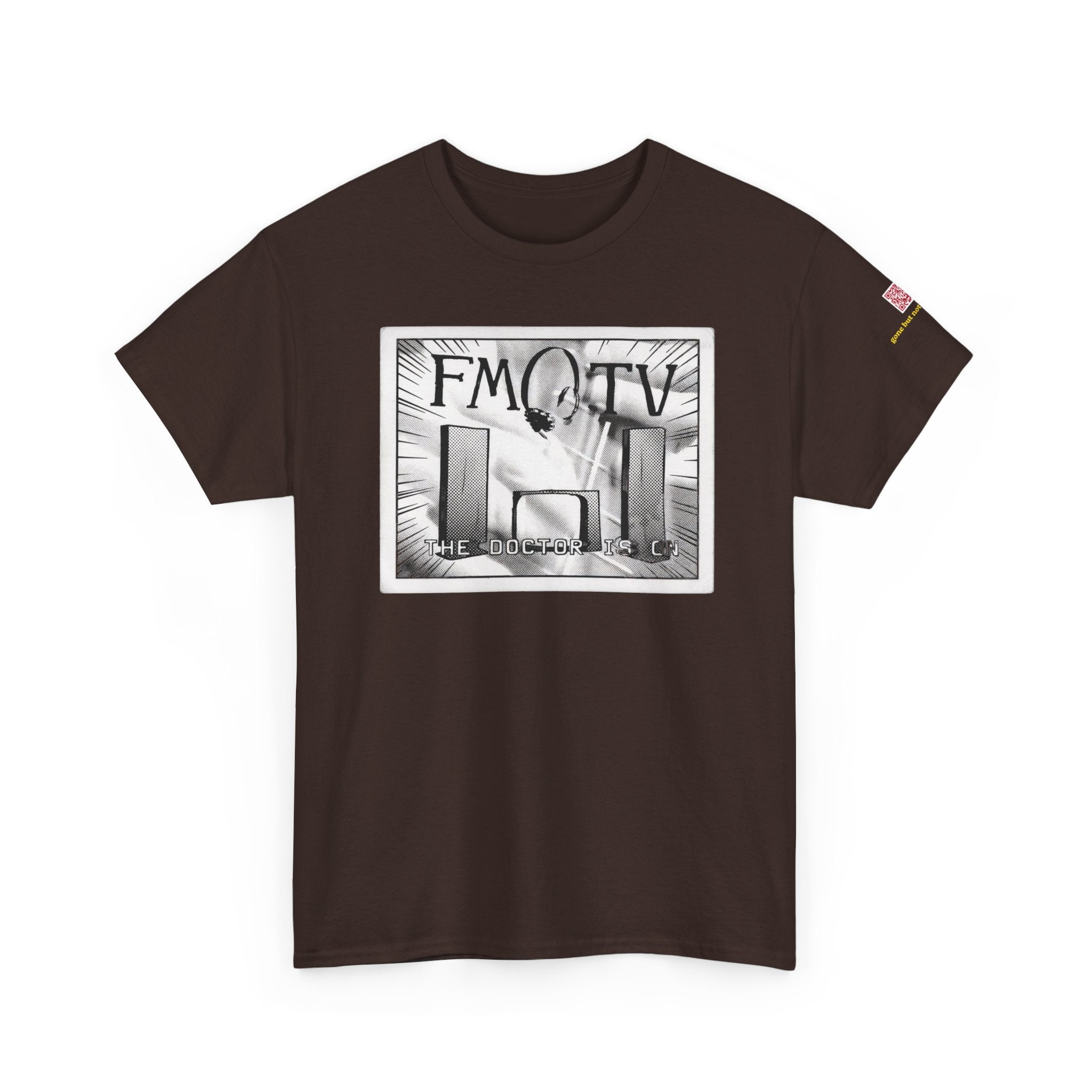 FM/TV (B/W comic style) - vintage Denver gear