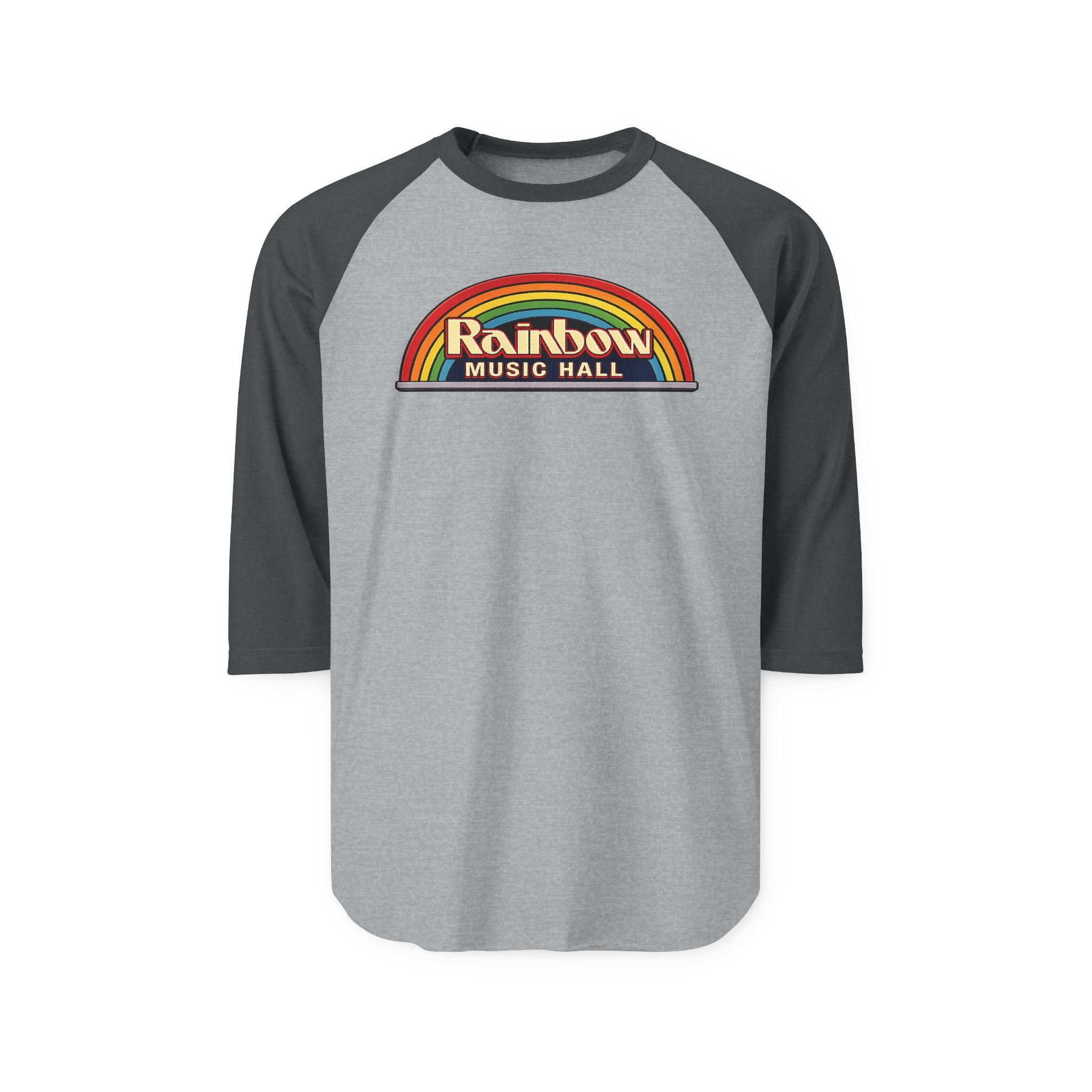 RAINBOW MUSIC HALL | Retro Baseball Tee