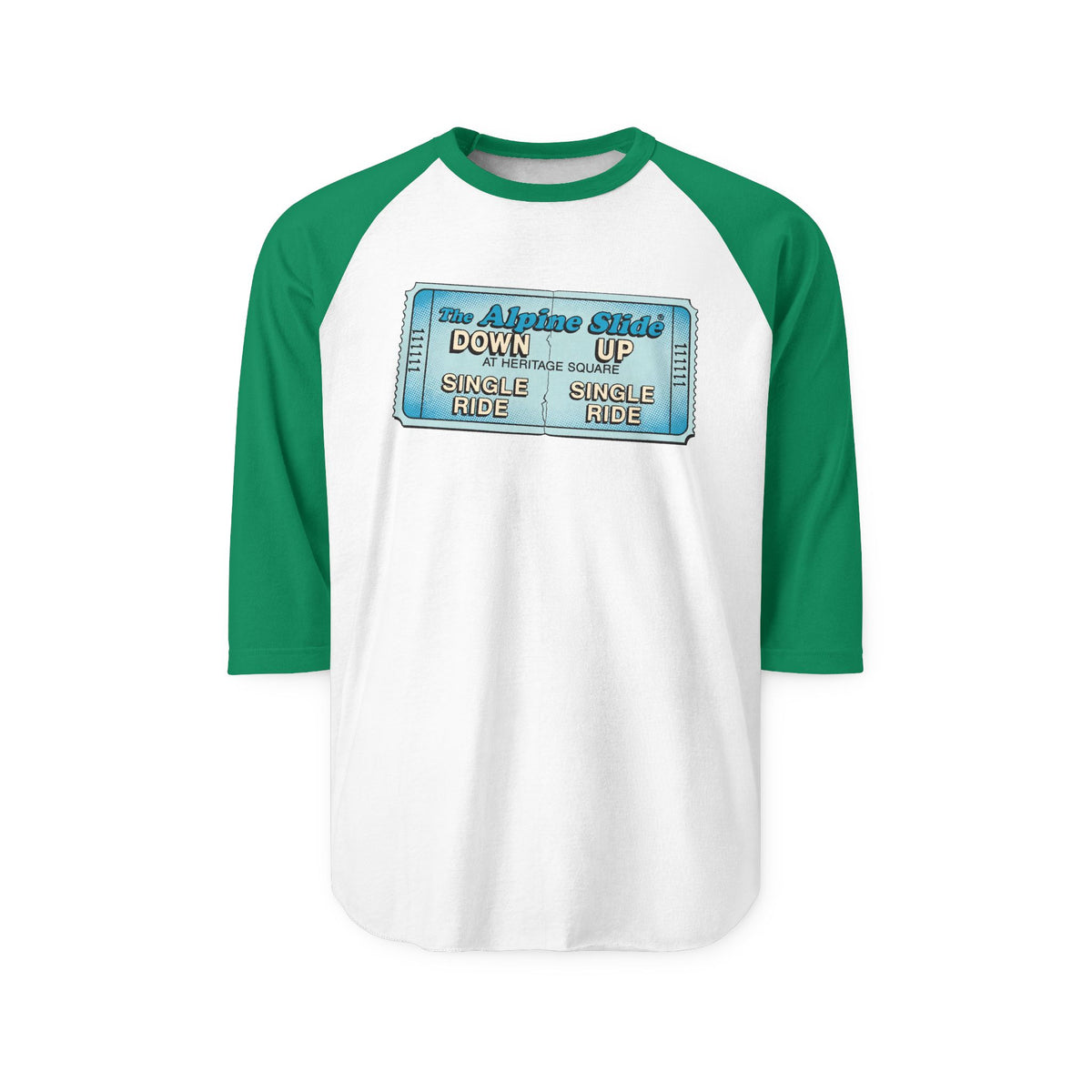 Alpine Slide at Heritage Square | Retro Baseball Tee