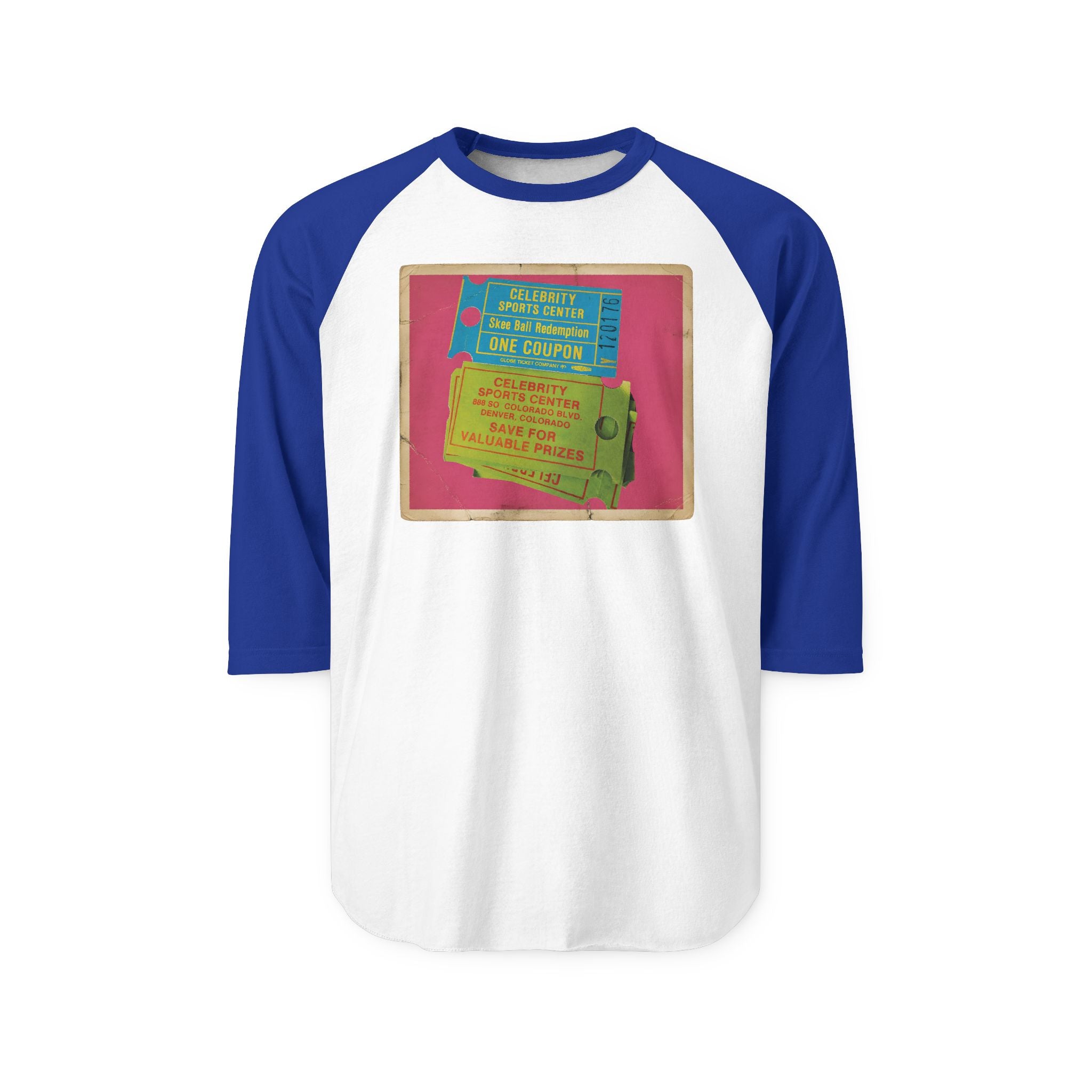 Celebrity Skee-ball tickets | Retro Baseball Tee