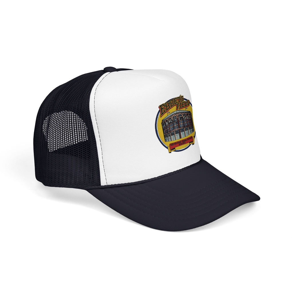 Ebbet's Field Trucker Hat — Vintage Sailboat Foam Cap